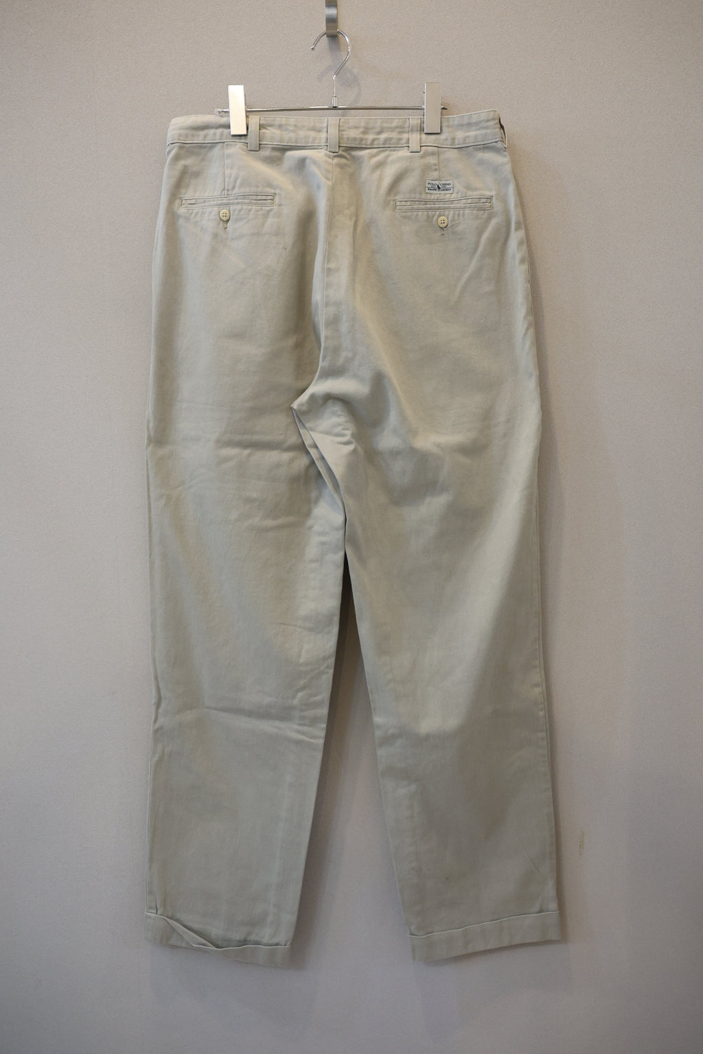 [Ralph Lauren] 2 Tuck Chino Trousers 36/32 [USED]