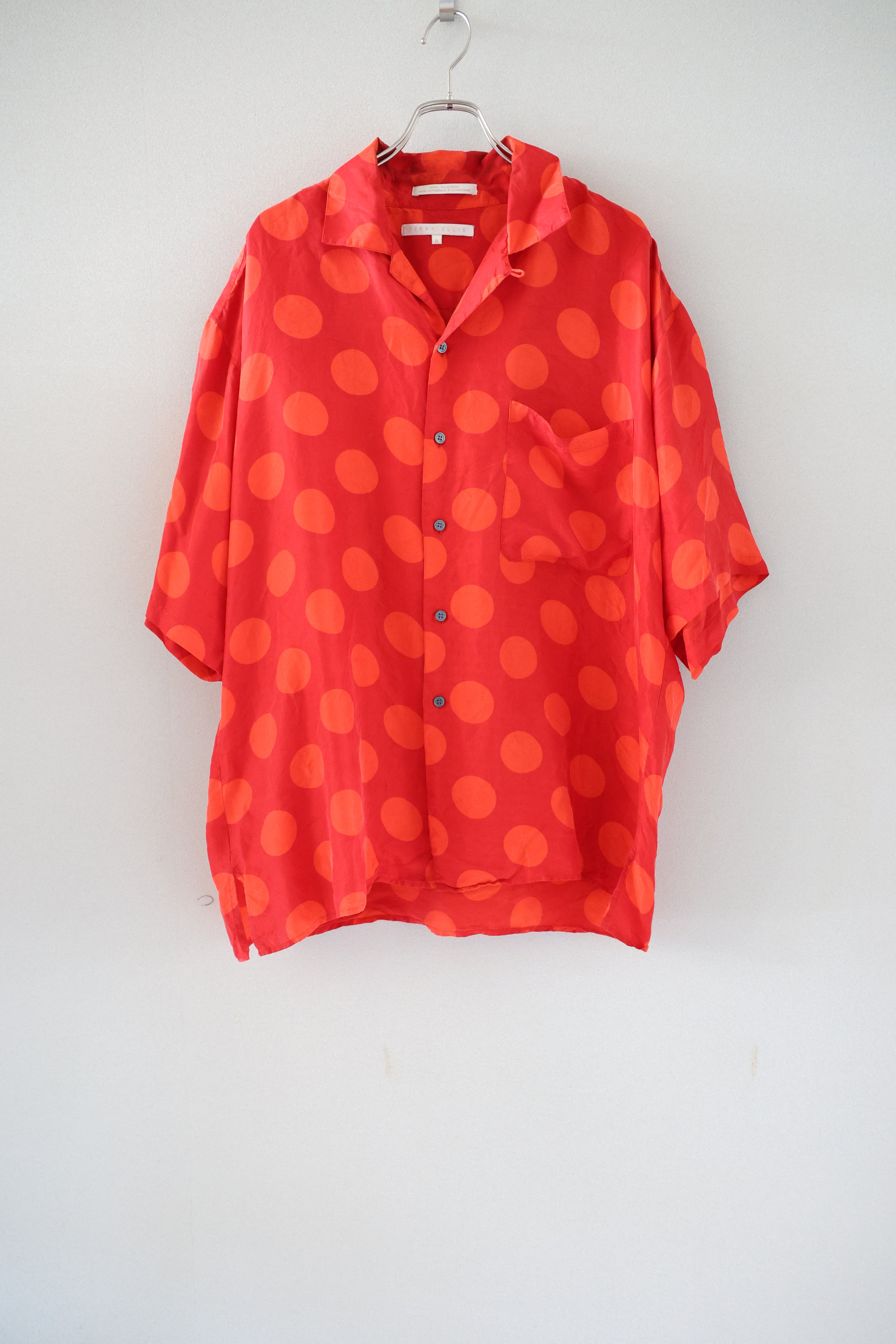 Silk Dot Patern Shirts S/S [USED]