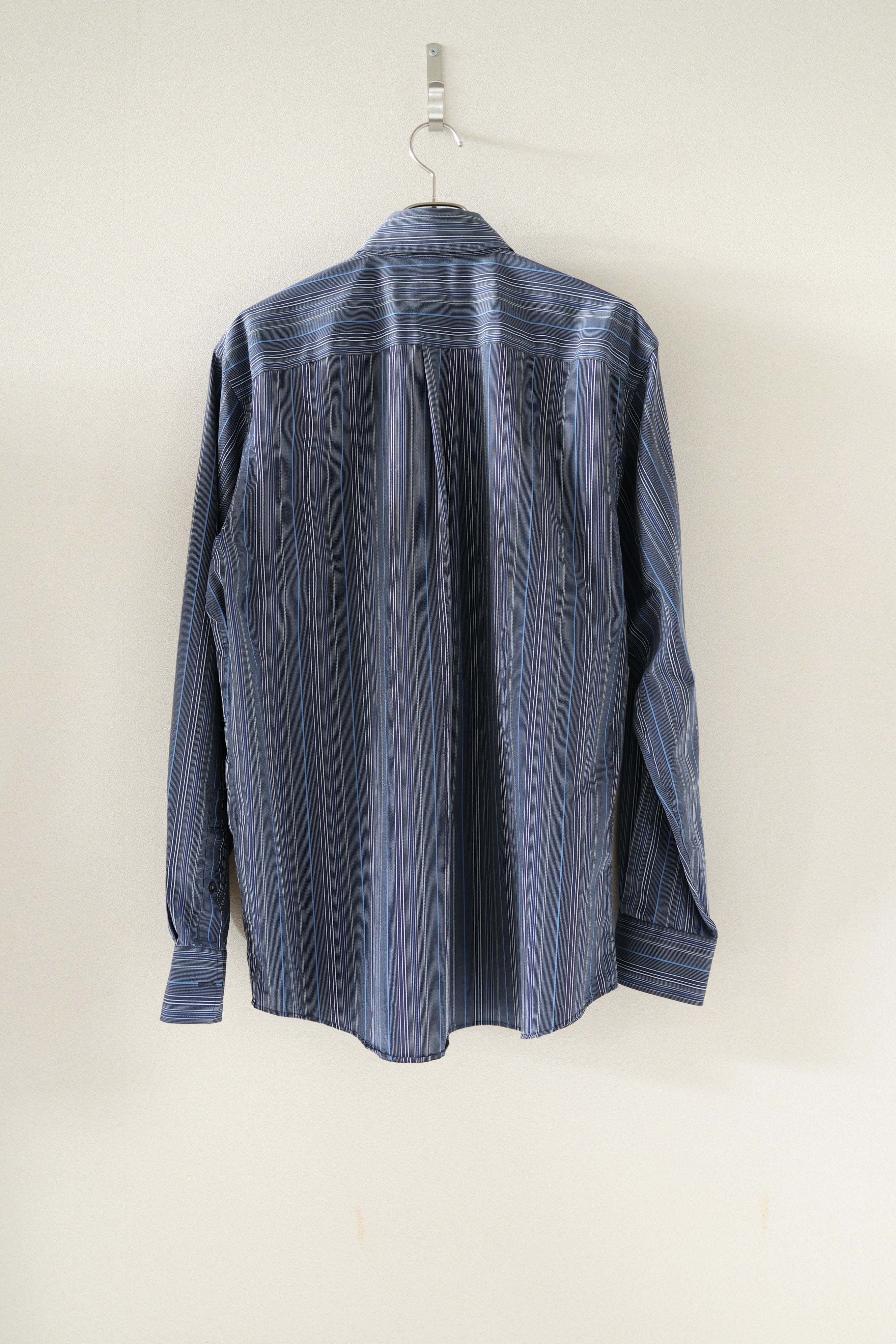 [Eddie Bauer] Cotton Stripe BD Shirts L/S [USED]