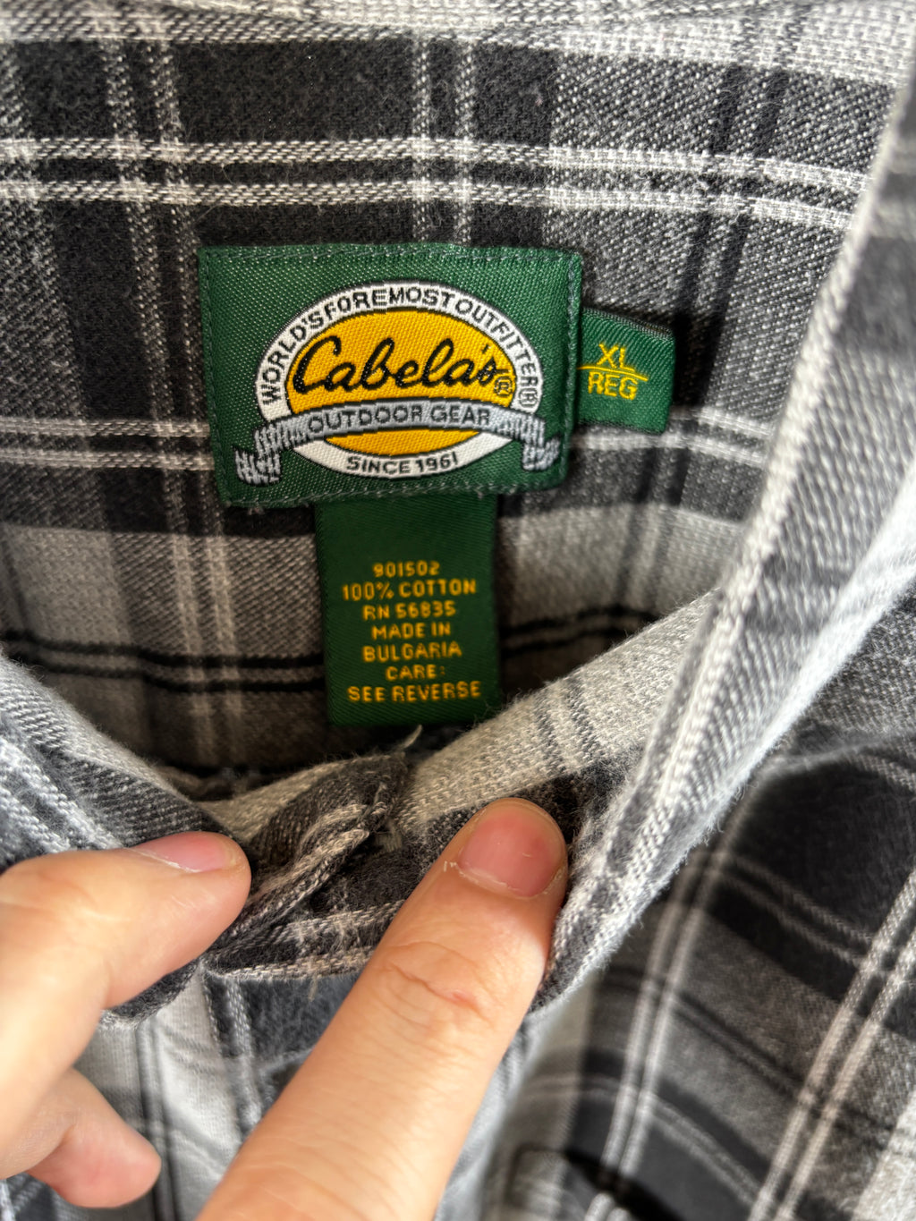 [Cabela's] Flannel Check Shirts L/S[USED]