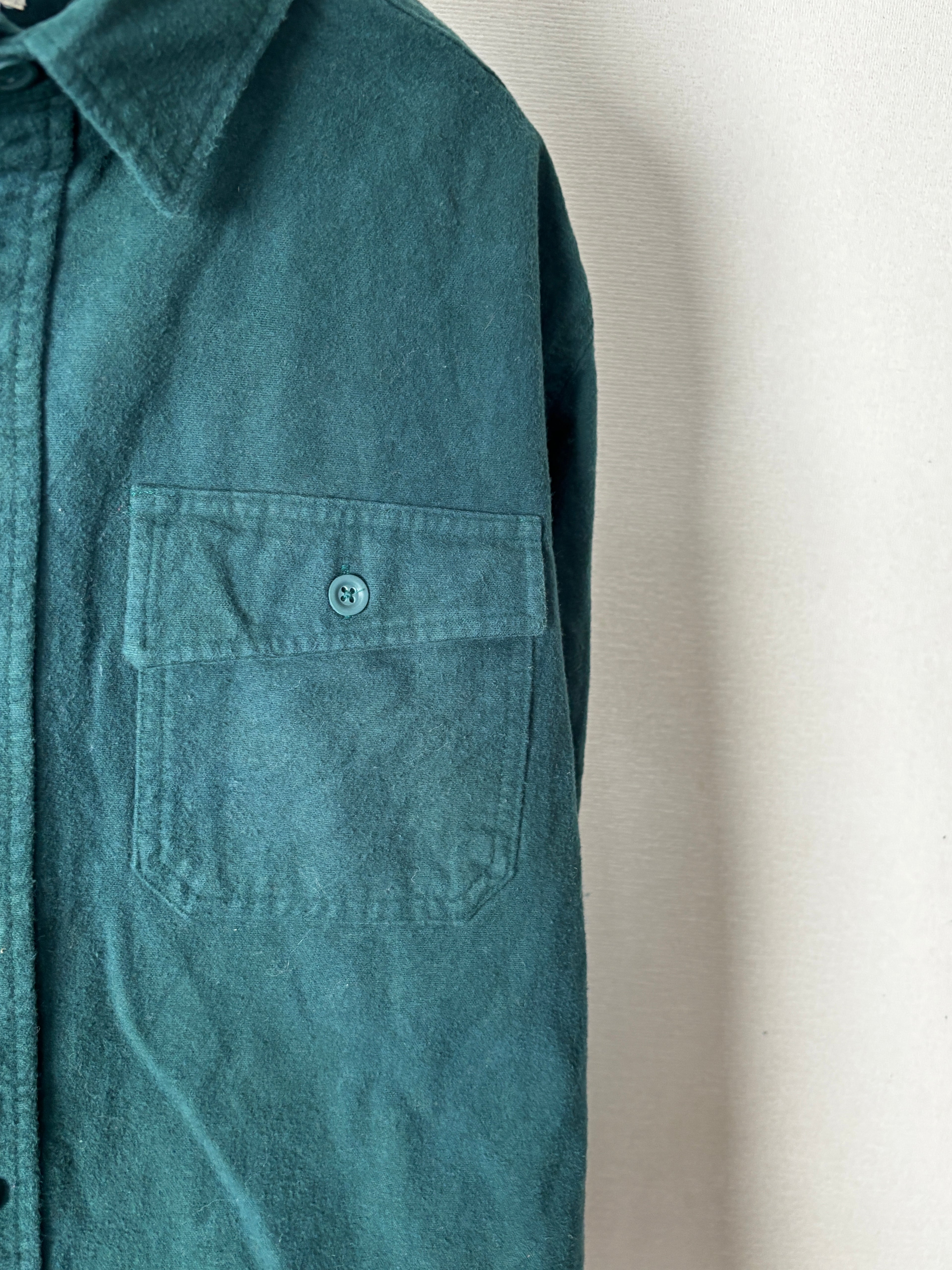 [Eddie Bauer]Plain Flannel Shirts L/S[USED]