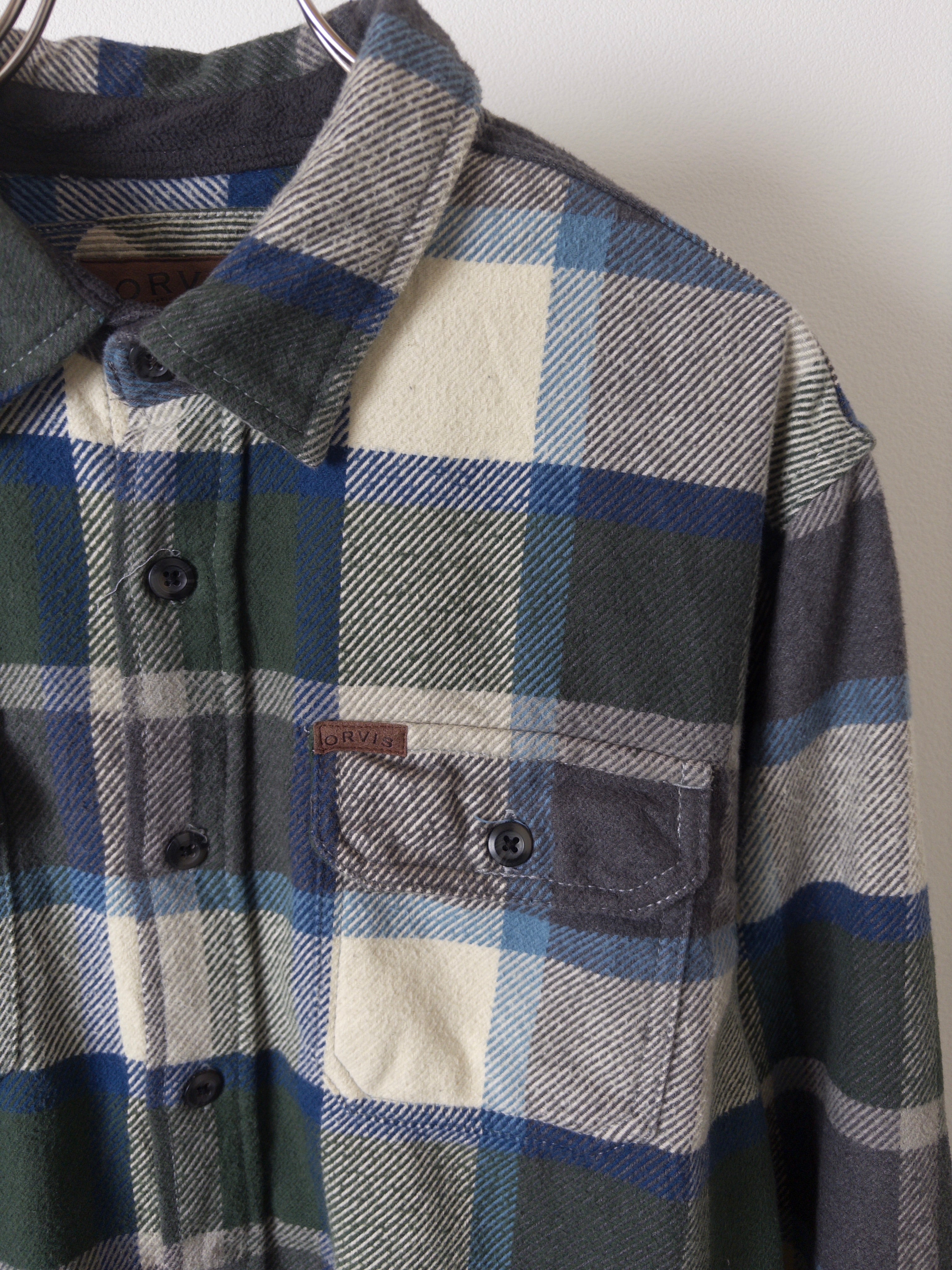 [ORVIS] Flannel Check Shirts L/S [USED]