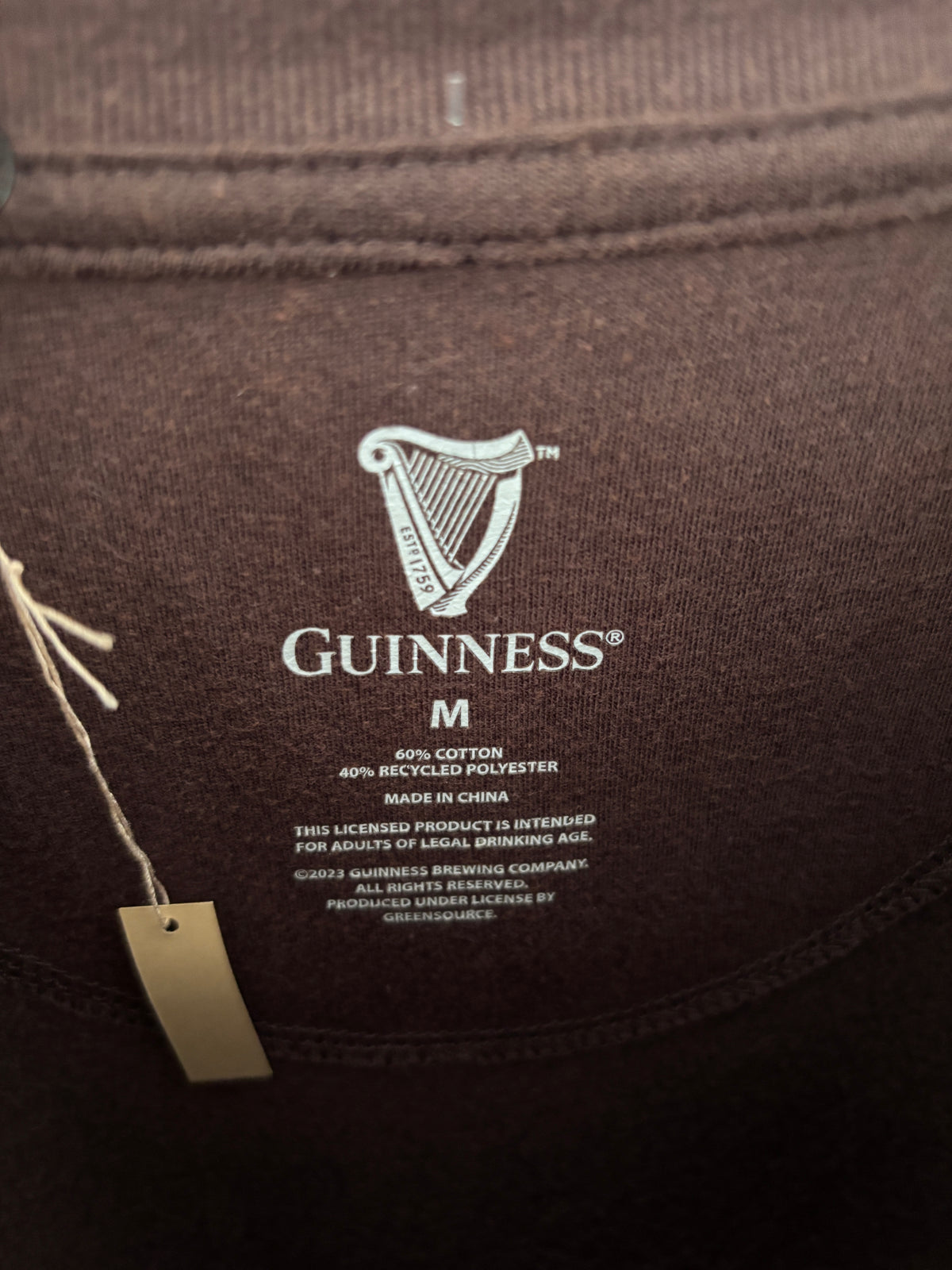 "GUINNESS" Sweat Shirts [USED]