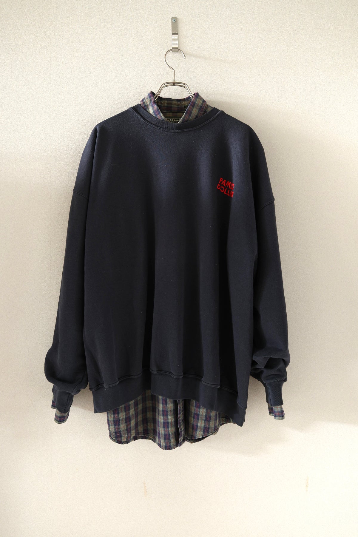 【Fruit Of The Loom】Logo Crew Sweat L/S【USED】