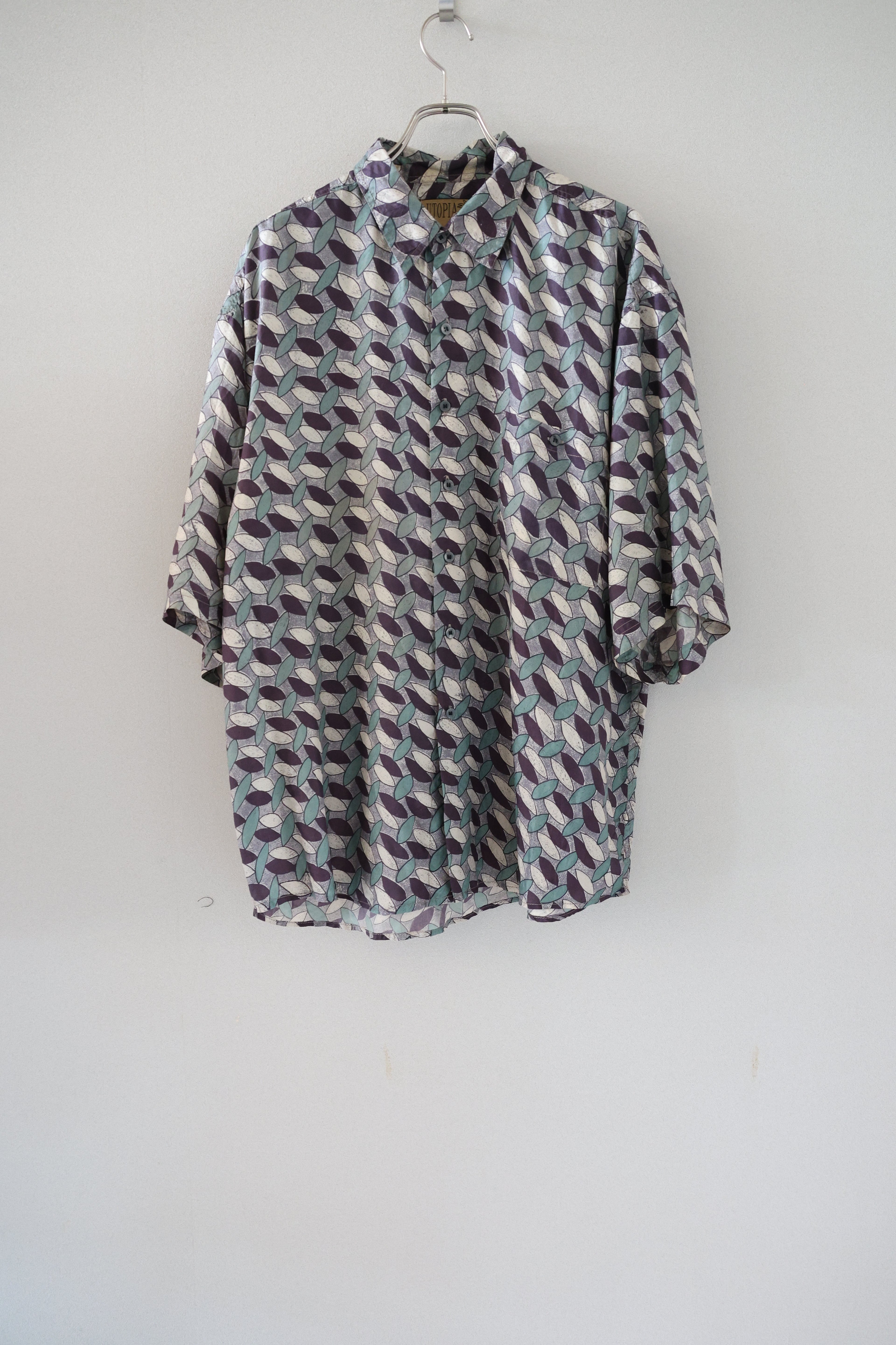 Silk Design Pattern Shirts S/S [USED]