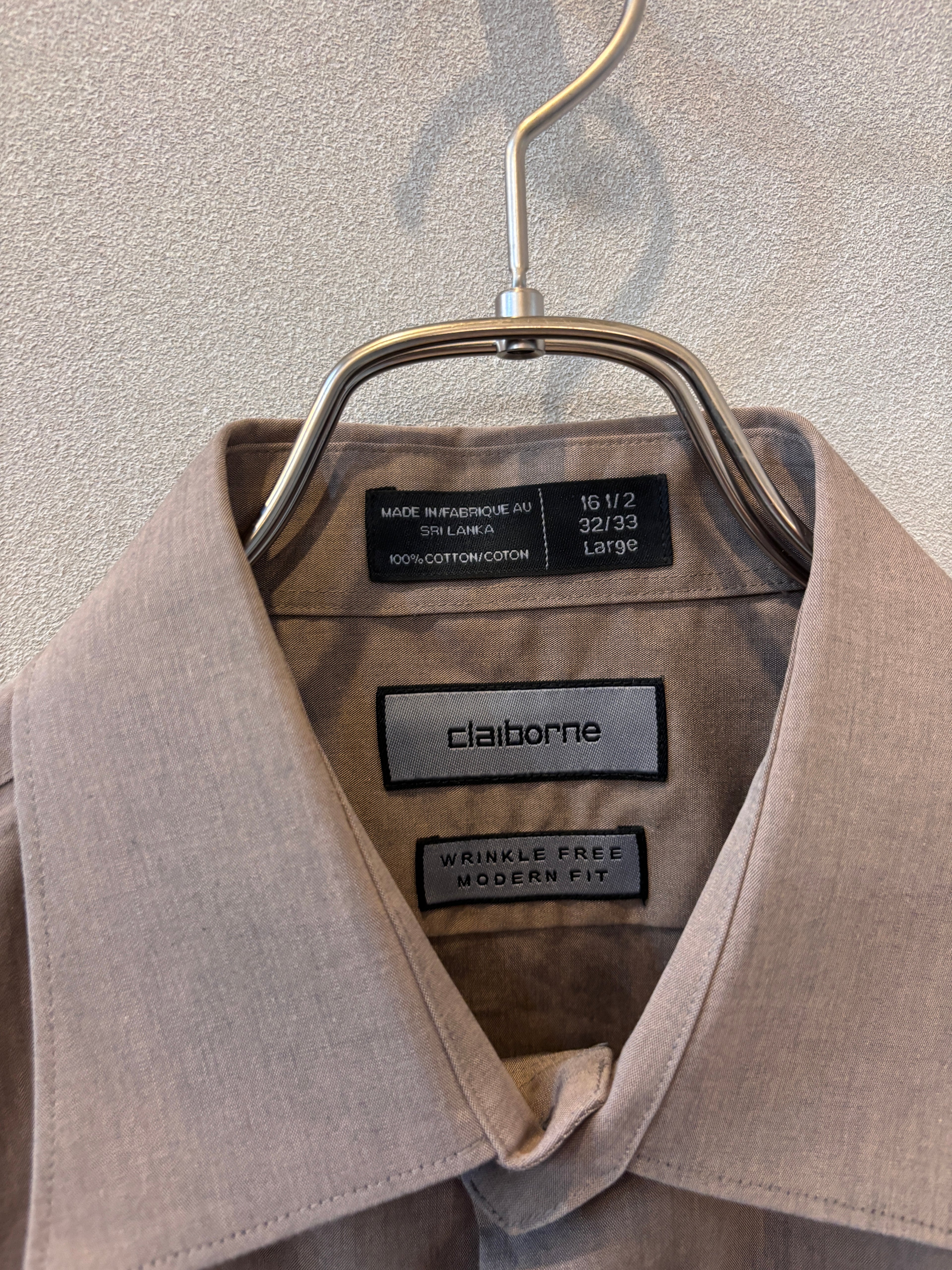 [Claiborne] French Front Shirts L/S [USED]