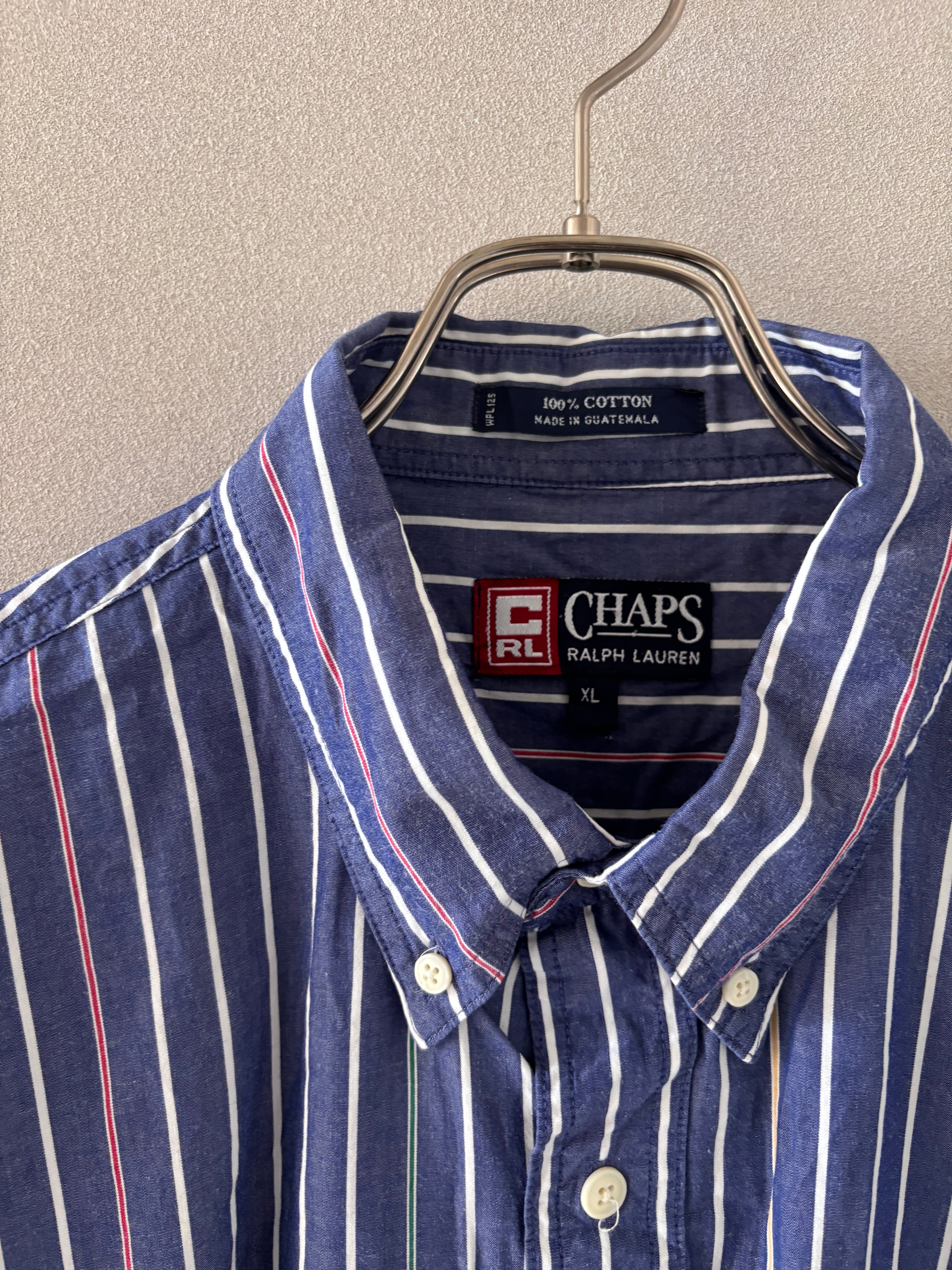 [CHAPS] Multi Color Stripe Shirts L/S  [USED]