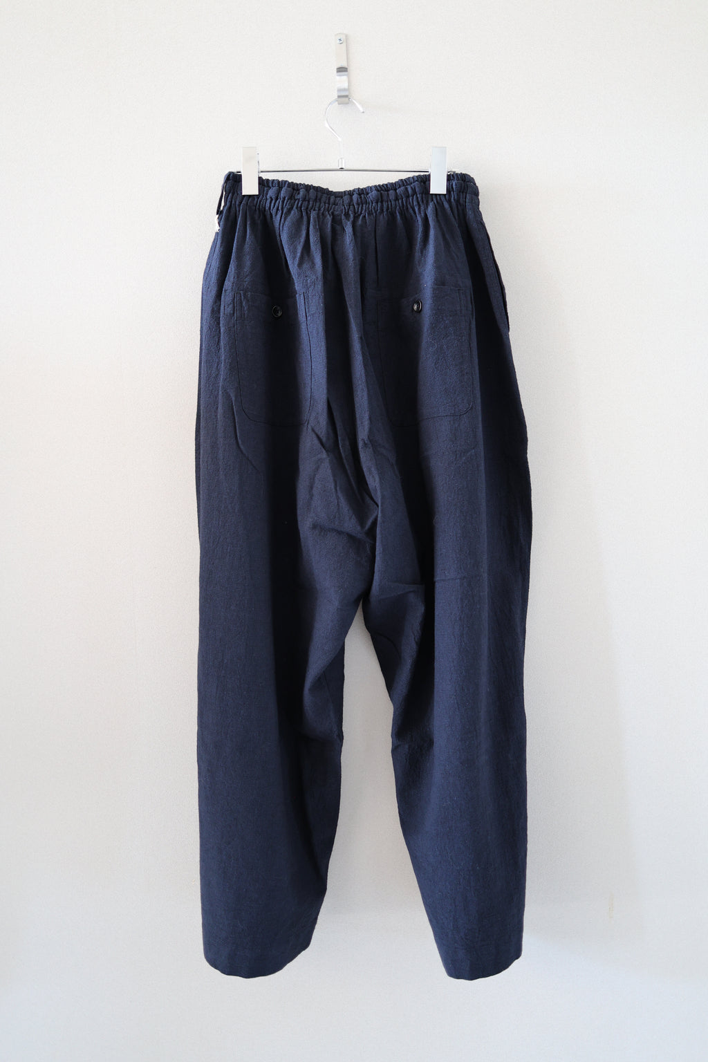 [SOWBOW] EZ PANTS WIDE -DK/NAVY-