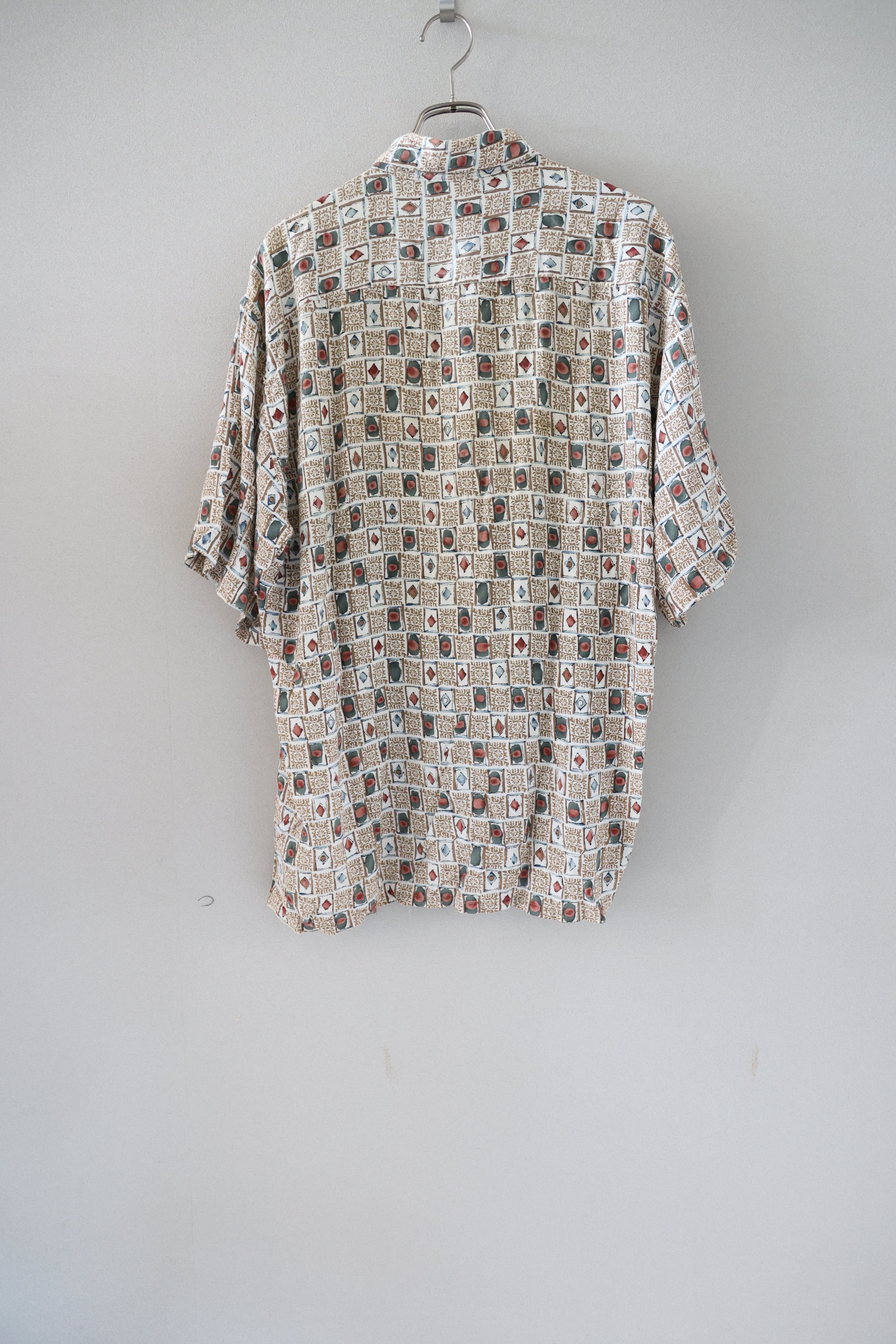 Rayon Design Patern Shirts S/S [USED]