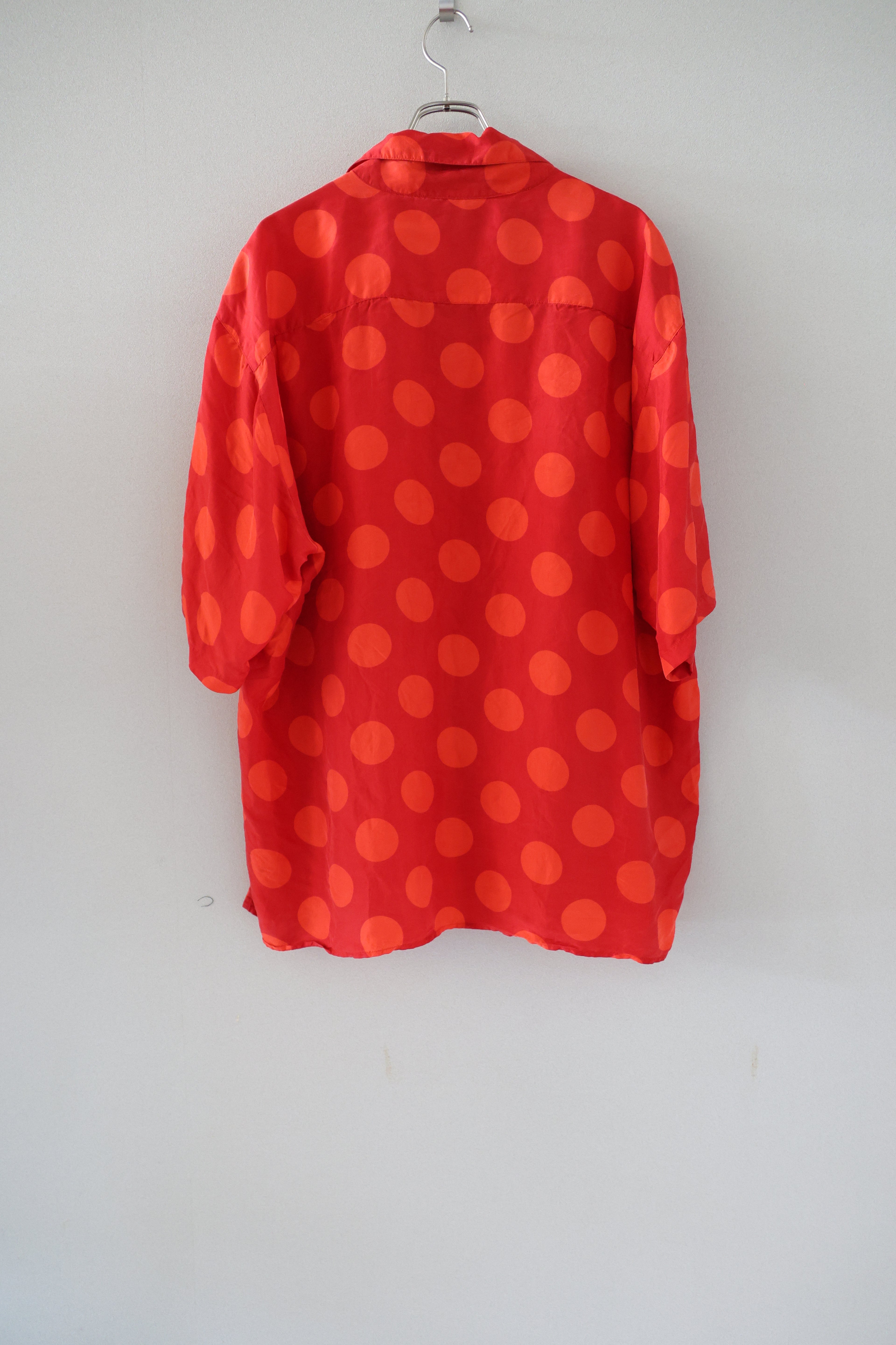 Silk Dot Patern Shirts S/S [USED]