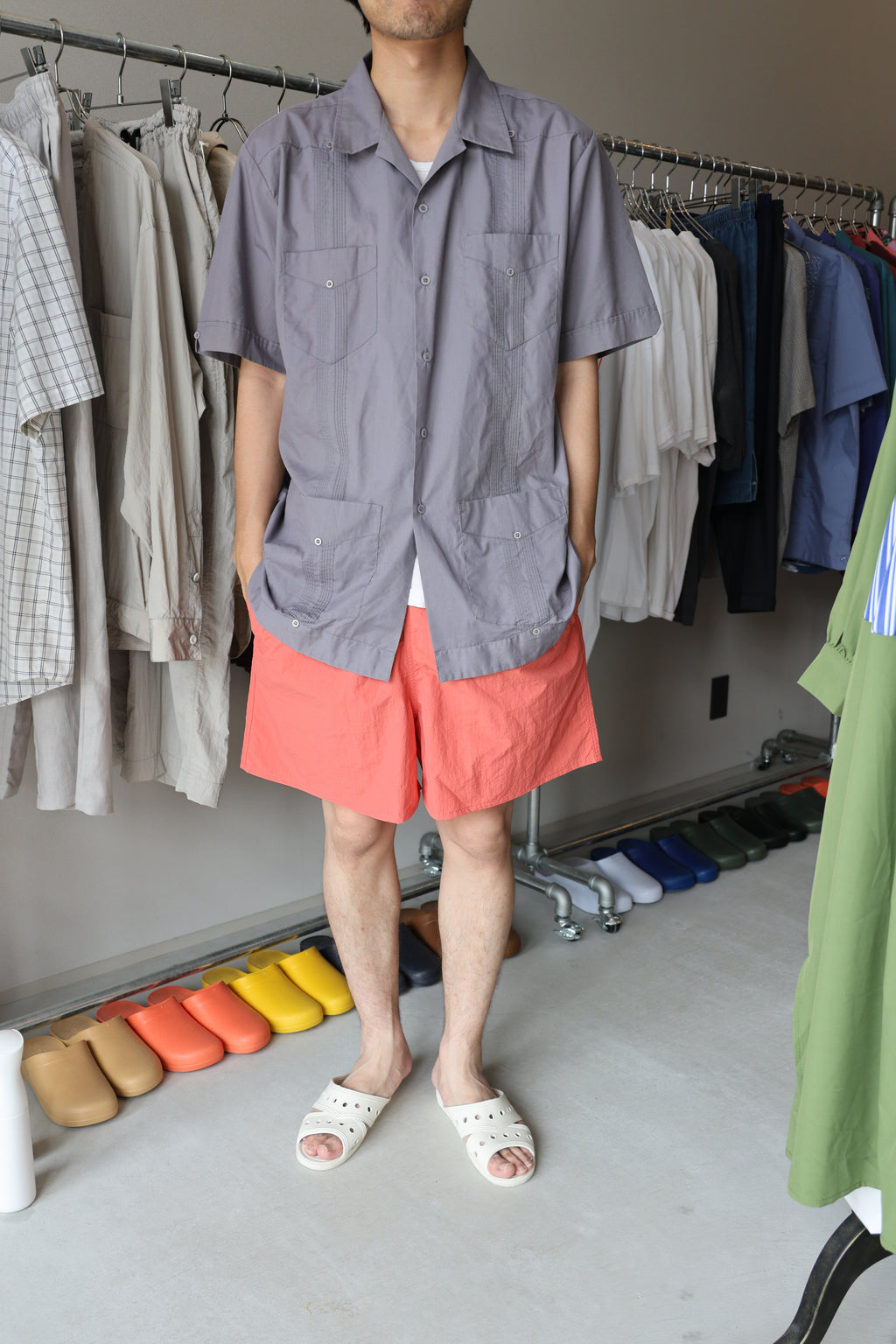 [TRUSS] Nylon Tafta Shorts