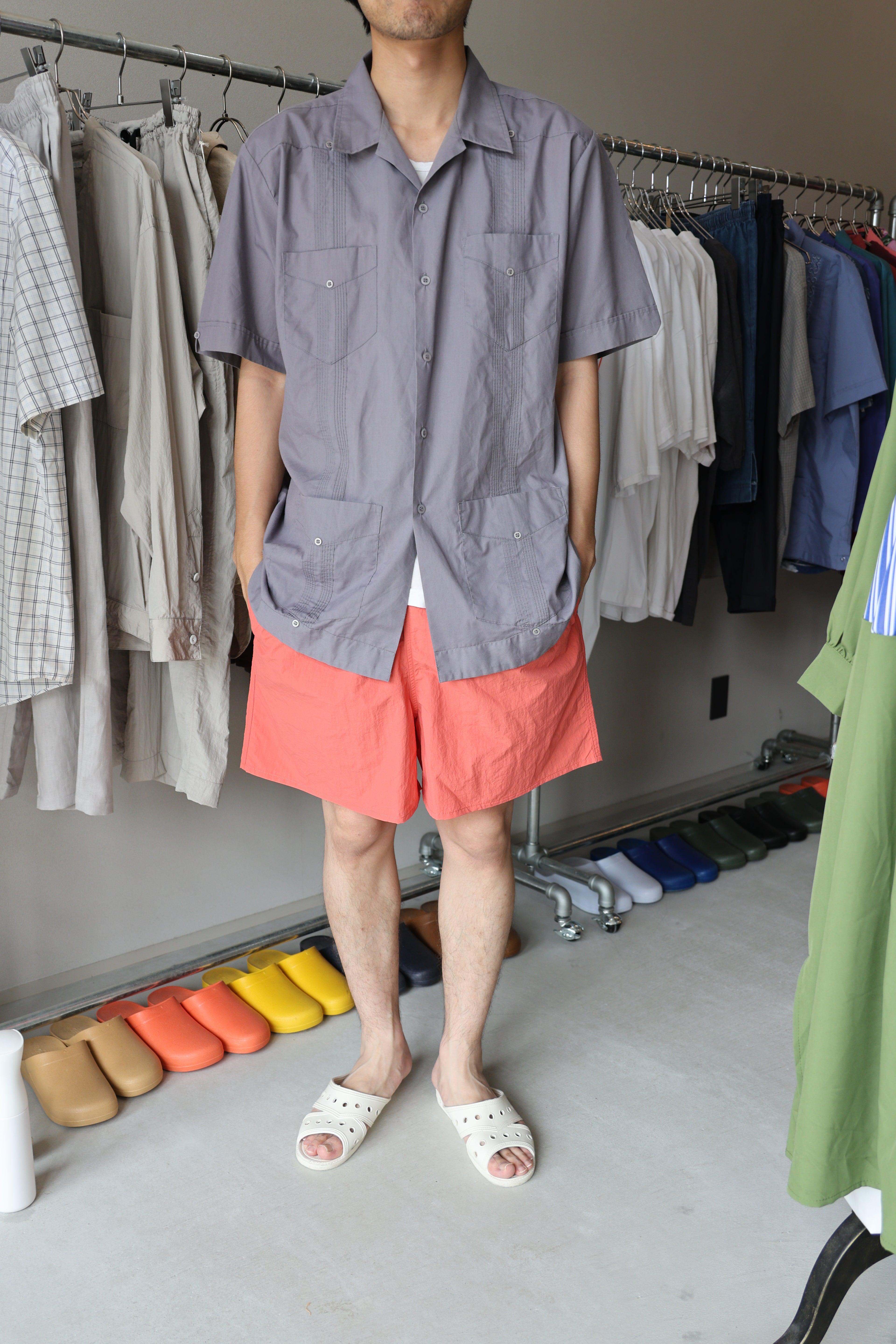 [TRUSS] Nylon Tafta Shorts