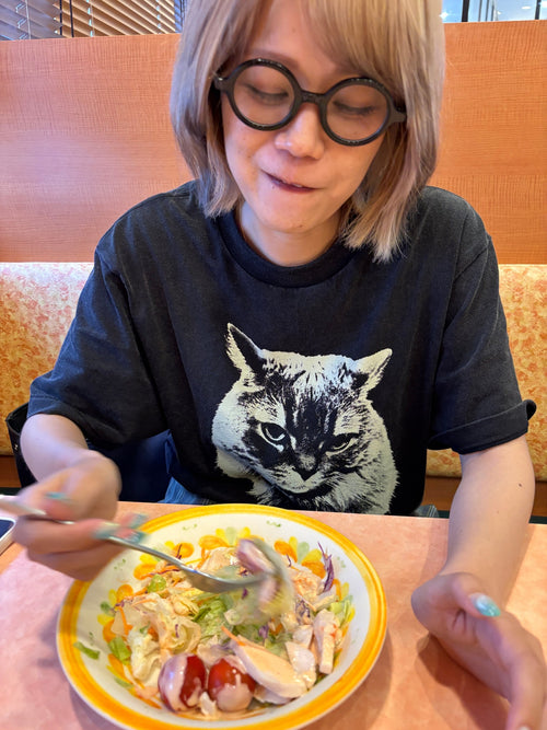 [85-Store] 媚びないスヌーTシャツ [BLACK]（着用）