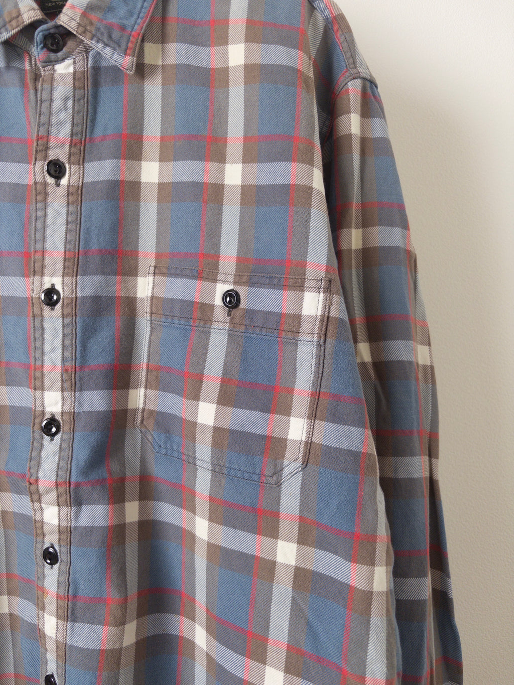 [J.CREW] Light Flannel Check Shirts L/S [USED]