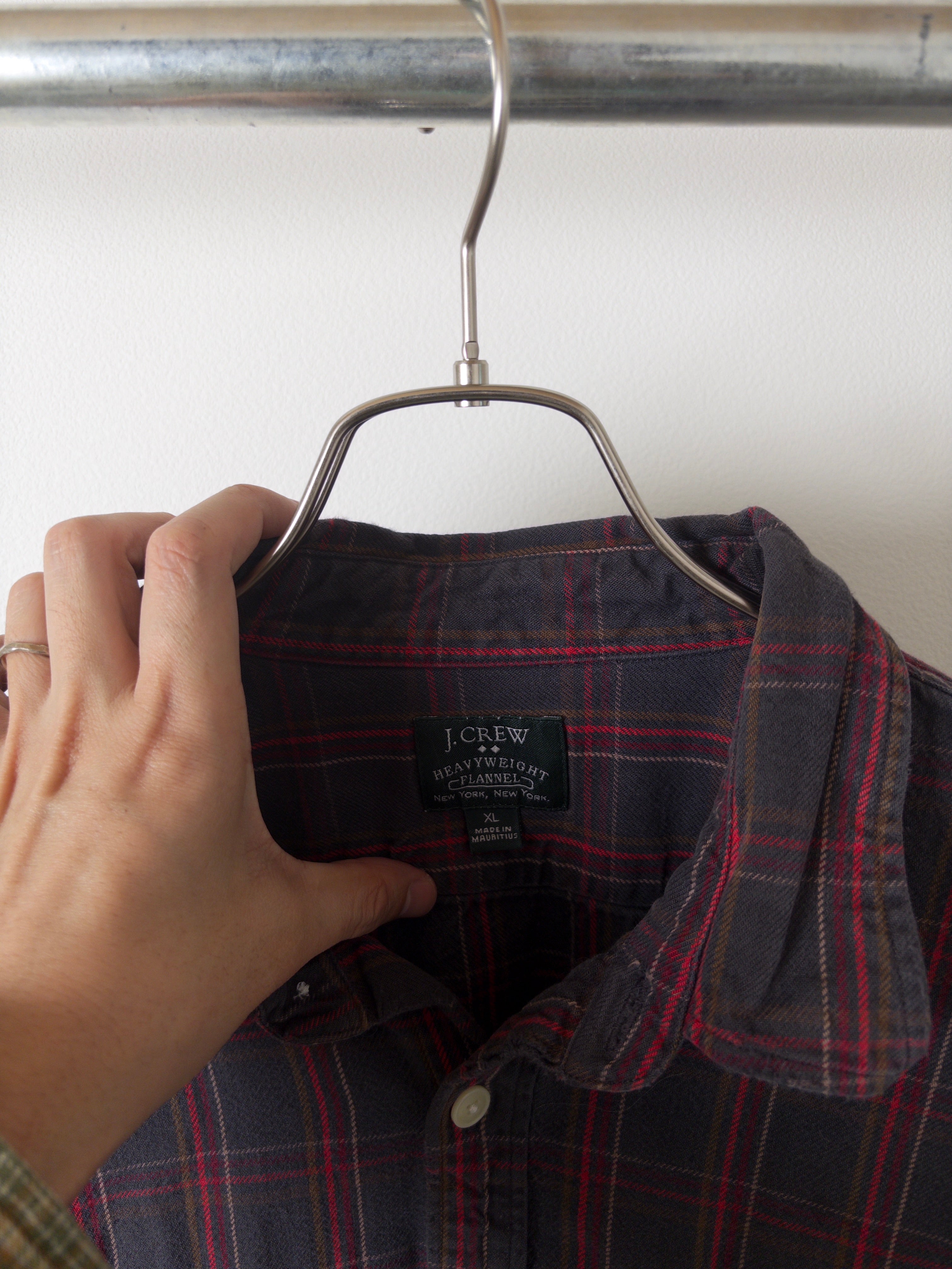 [J.CREW] Heavy Flannel Check Shirts L/S [USED]