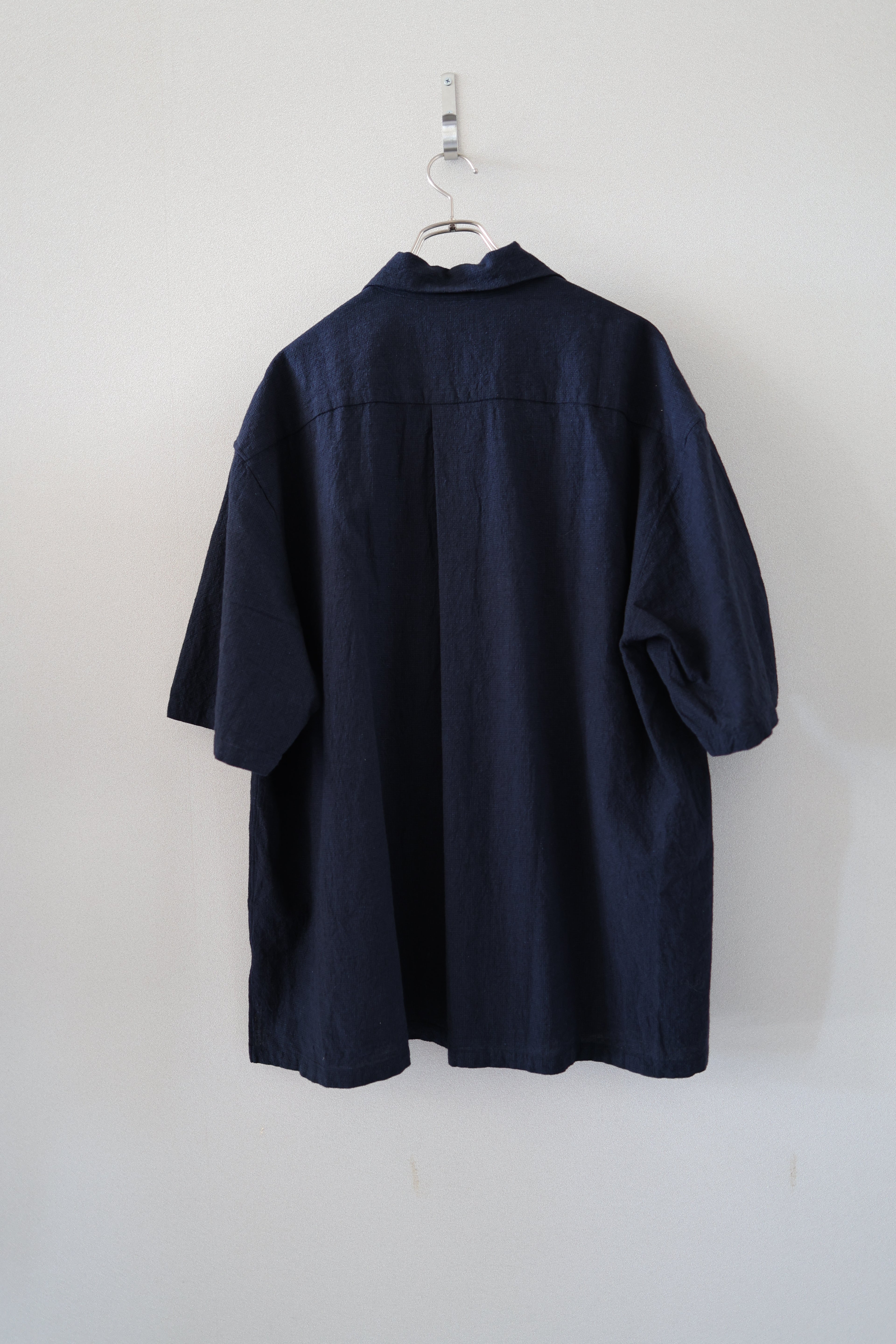 [SOWBOW]ONEPIECE COLLAR S/S -DK.NAVY-