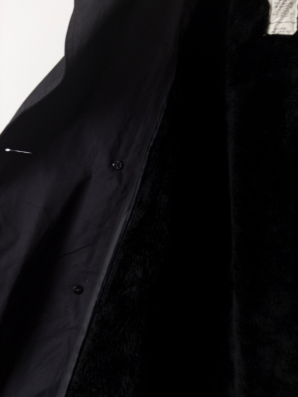 [U.S. NAVY] Black Trench Coat [USED]