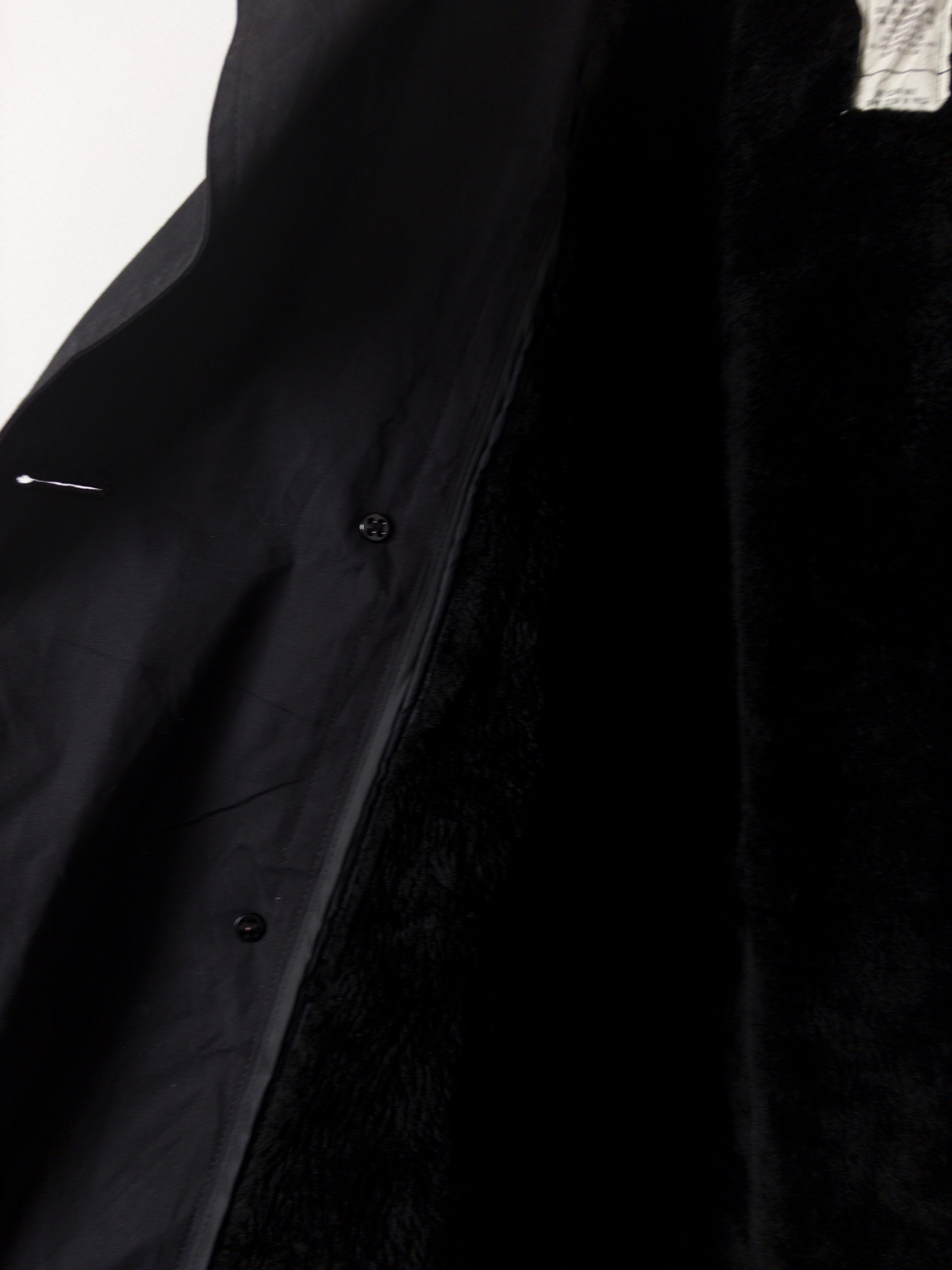 [U.S. NAVY] Black Trench Coat [USED]