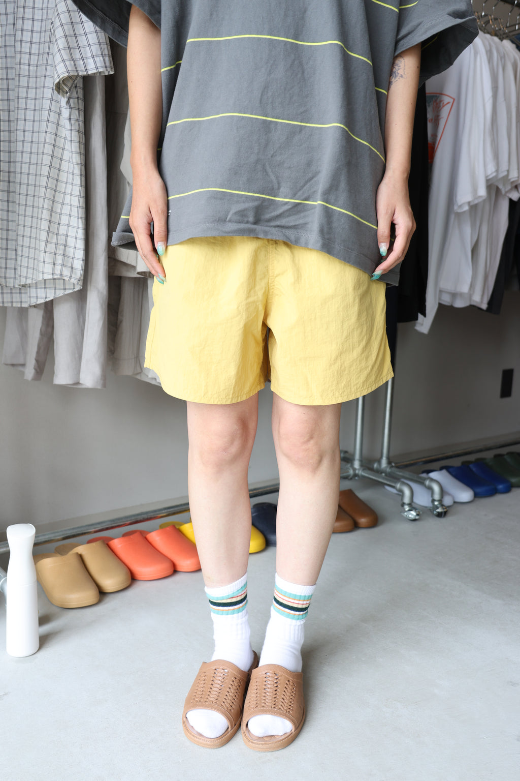 [TRUSS] Nylon Tafta Shorts