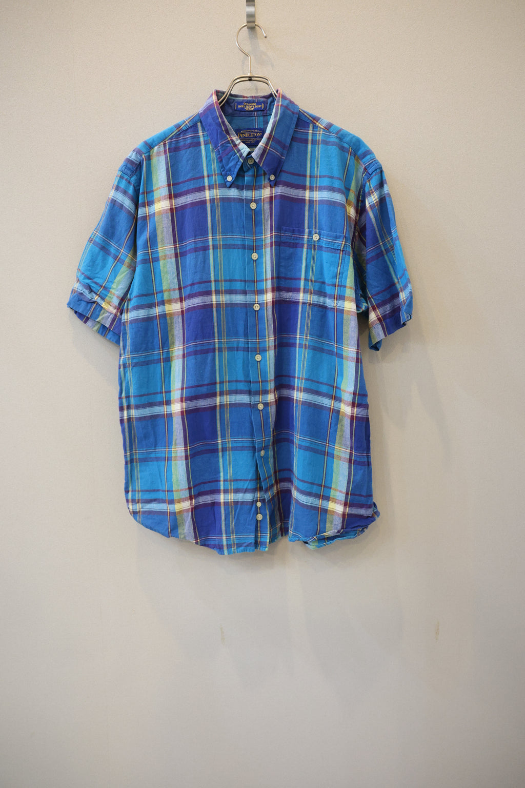 [PENDLETON] Cotton Check Shirts S/S [USED]
