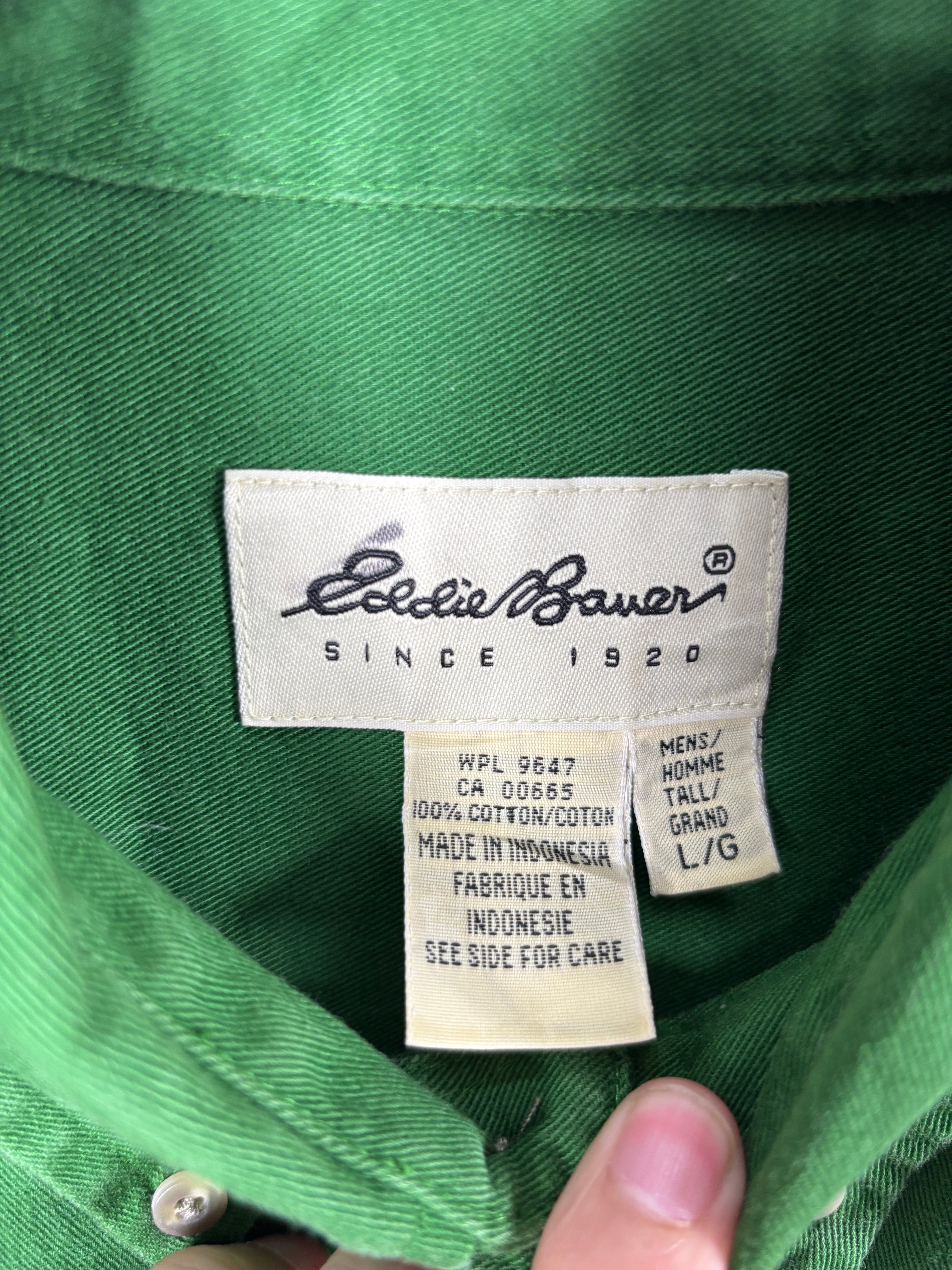 [Eddie Bauer] Cotton Twill BD Shirts S/S [USED]