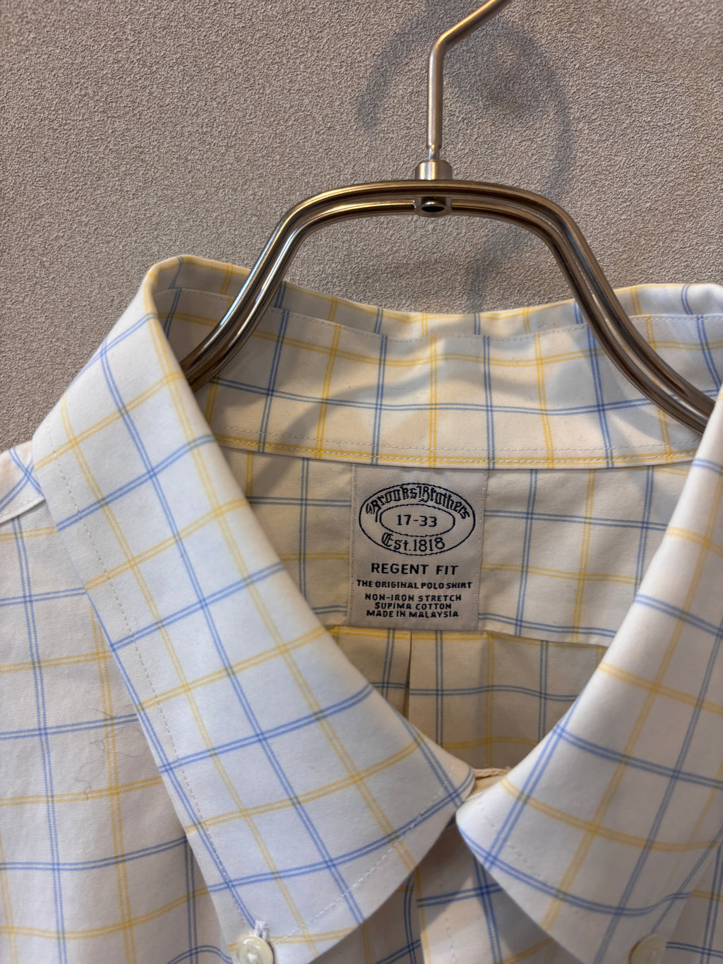 [Brooks Brothers] Graphcheck Shirts L/S [USED]