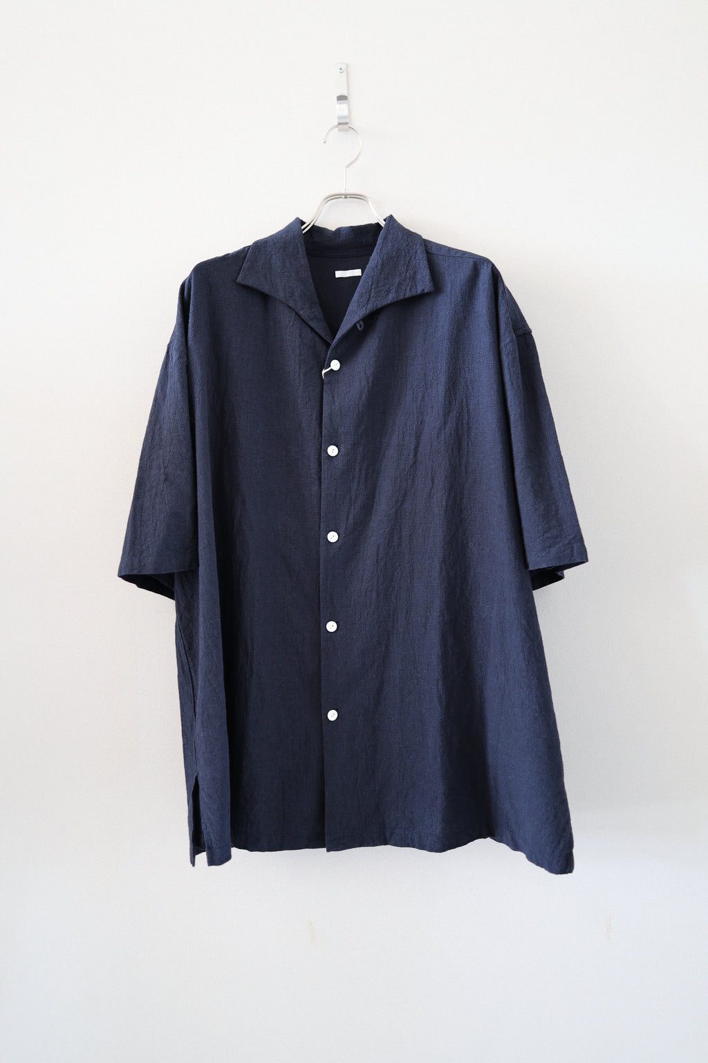 [SOWBOW]ONEPIECE COLLAR S/S -DK.NAVY-