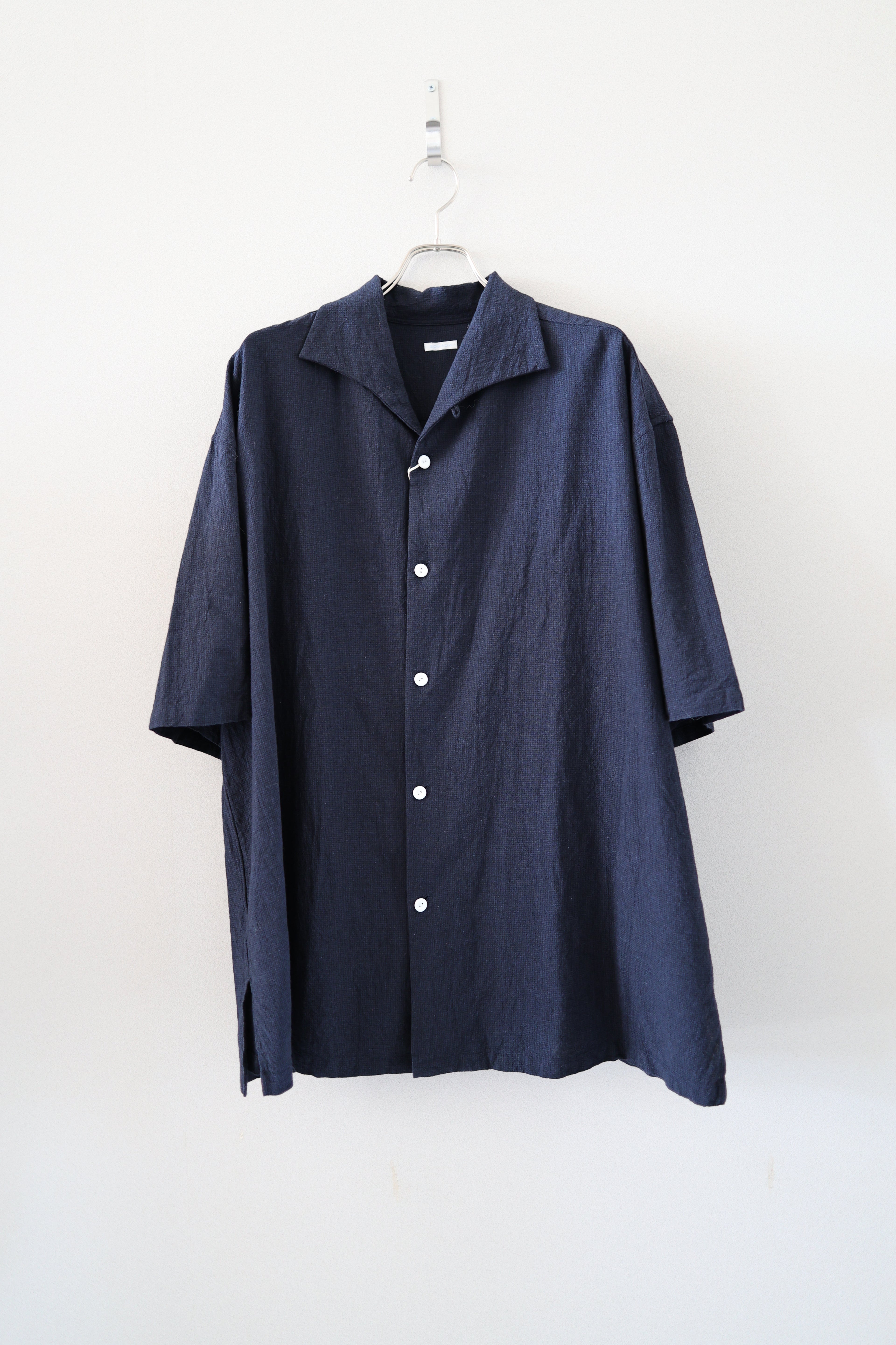 [SOWBOW]ONEPIECE COLLAR S/S -DK.NAVY-