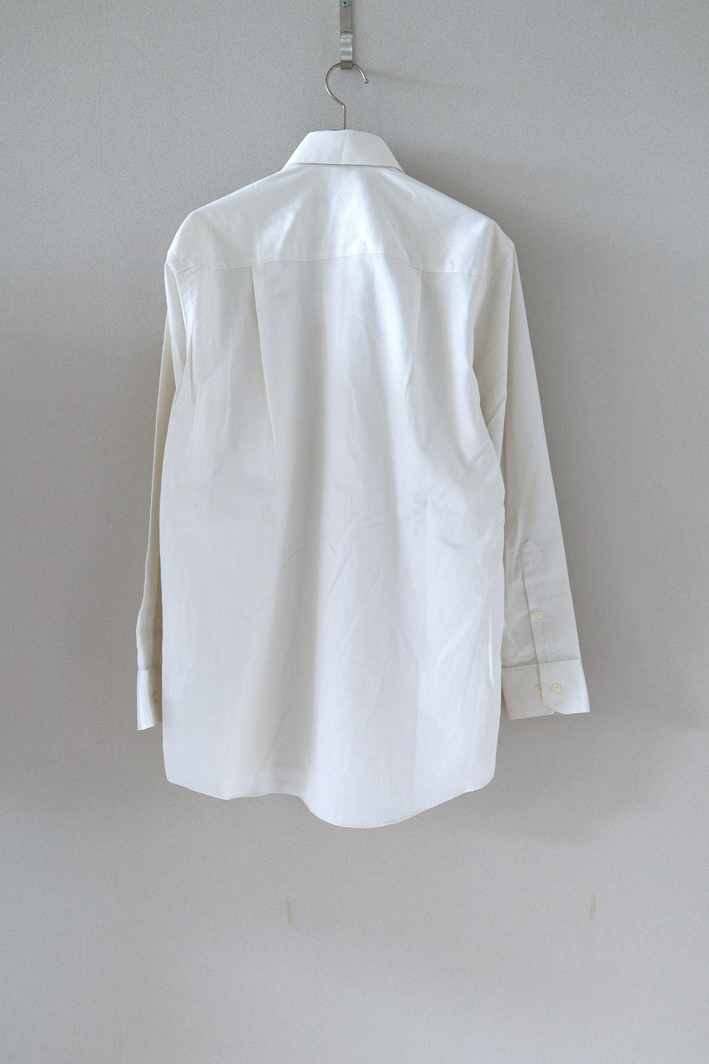 [GEOFFRY BEENE] Pin Graph Check Shirts L/S [USED]
