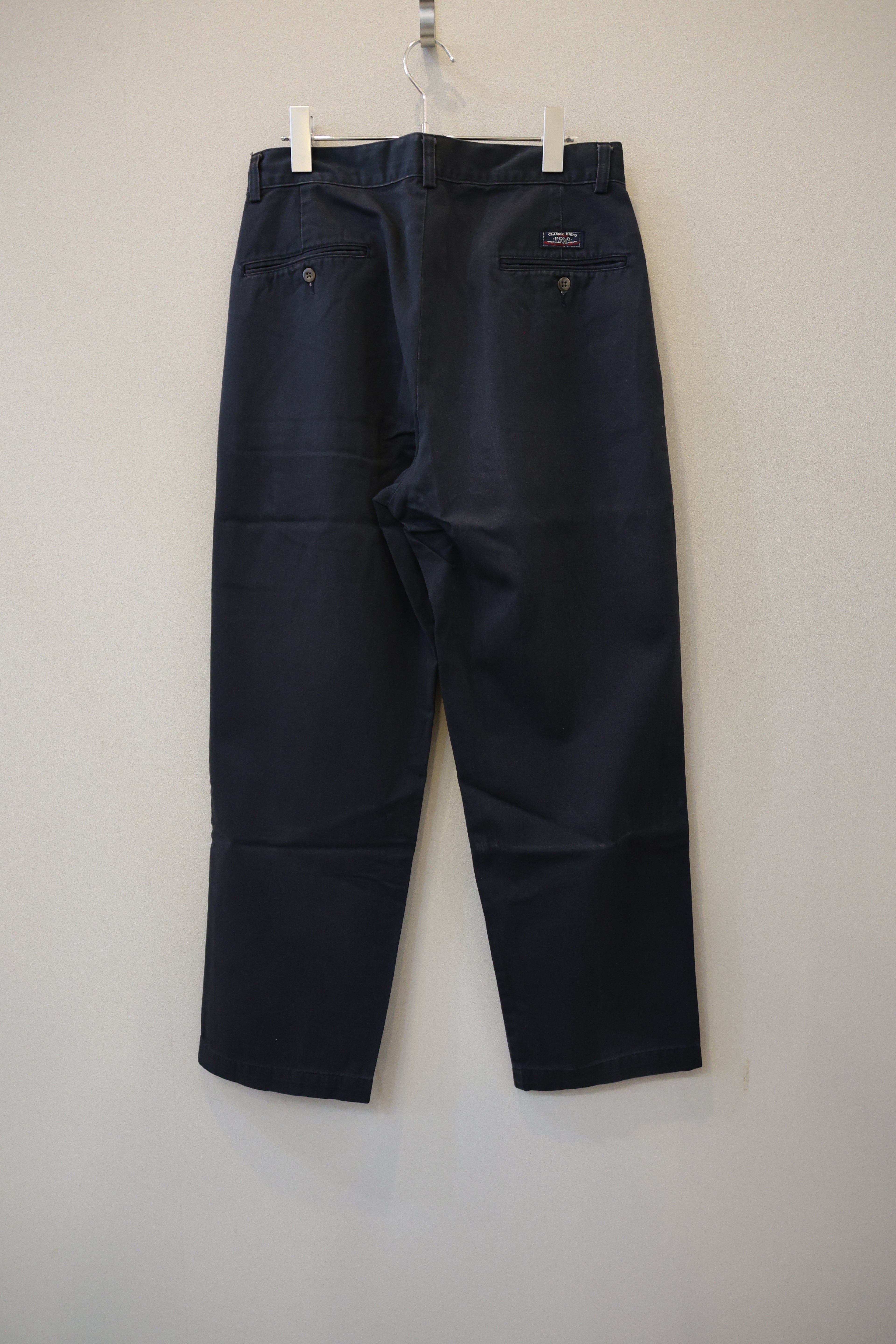 [Ralph Lauren] 2 Tuck Chino Trousers 32/30 [USED]