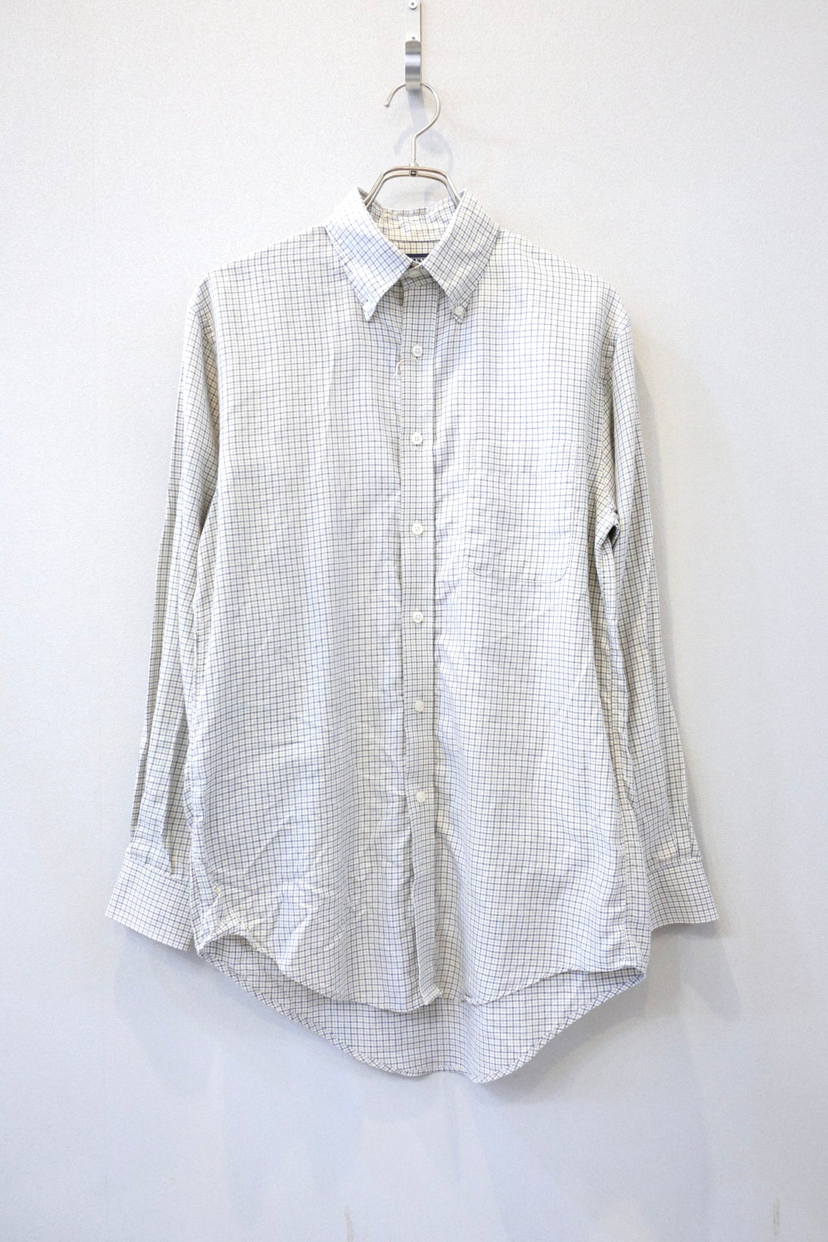 [LAND'S END] BD Graph Check Shirts L/S [USED]
