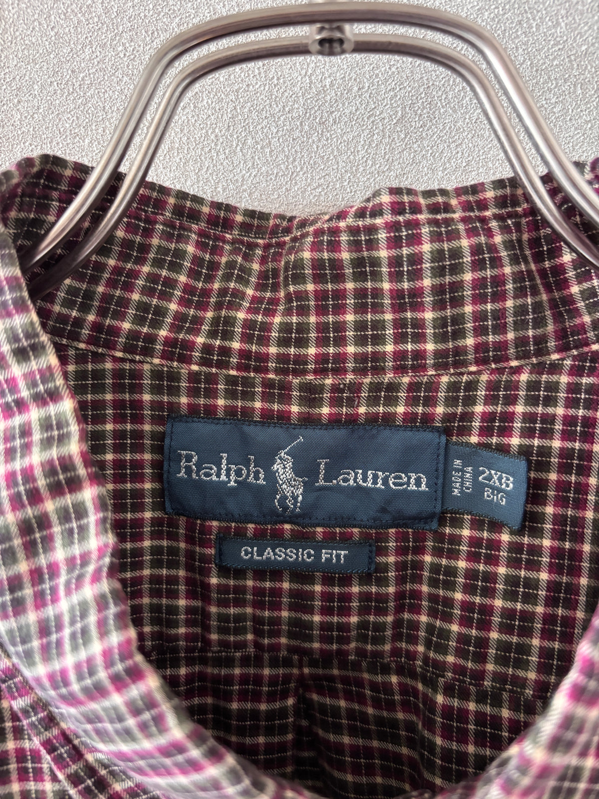 [Ralph Lauren] Cotton Check BD Shirts L/S [USED]