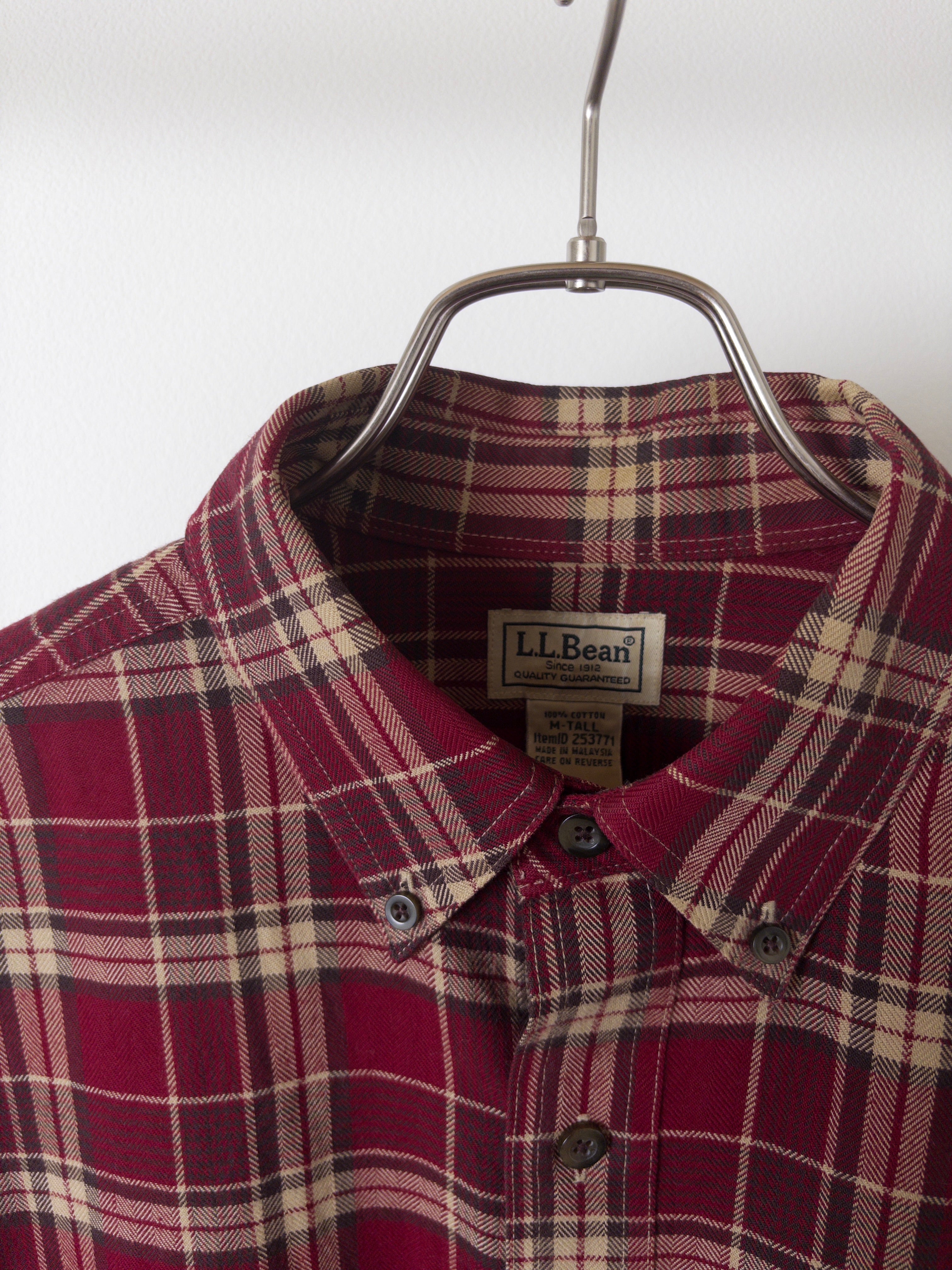 Cotton Check Shirts L/S [USED]