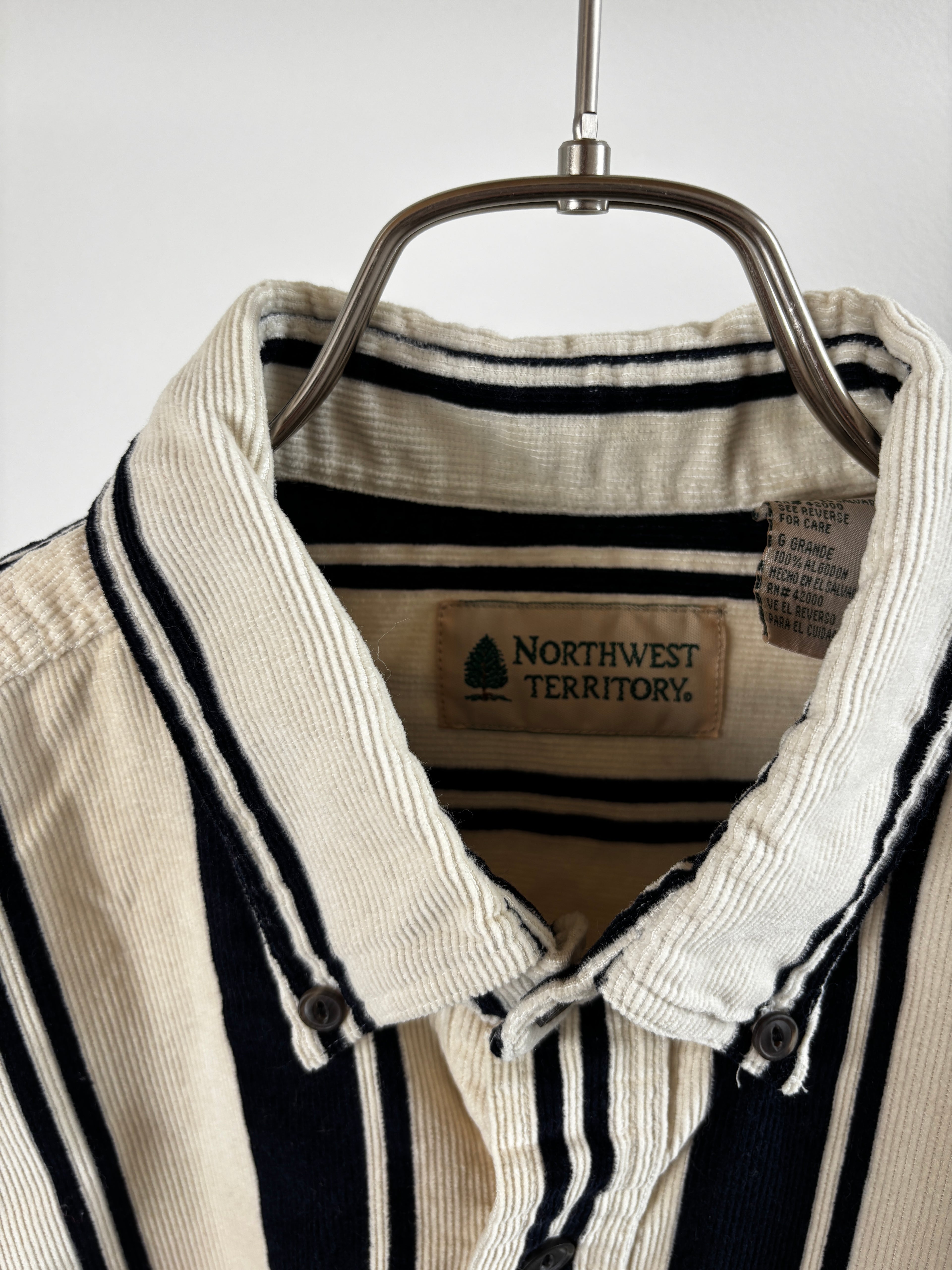 Corduroy Stripe Shirts L/S[USED]