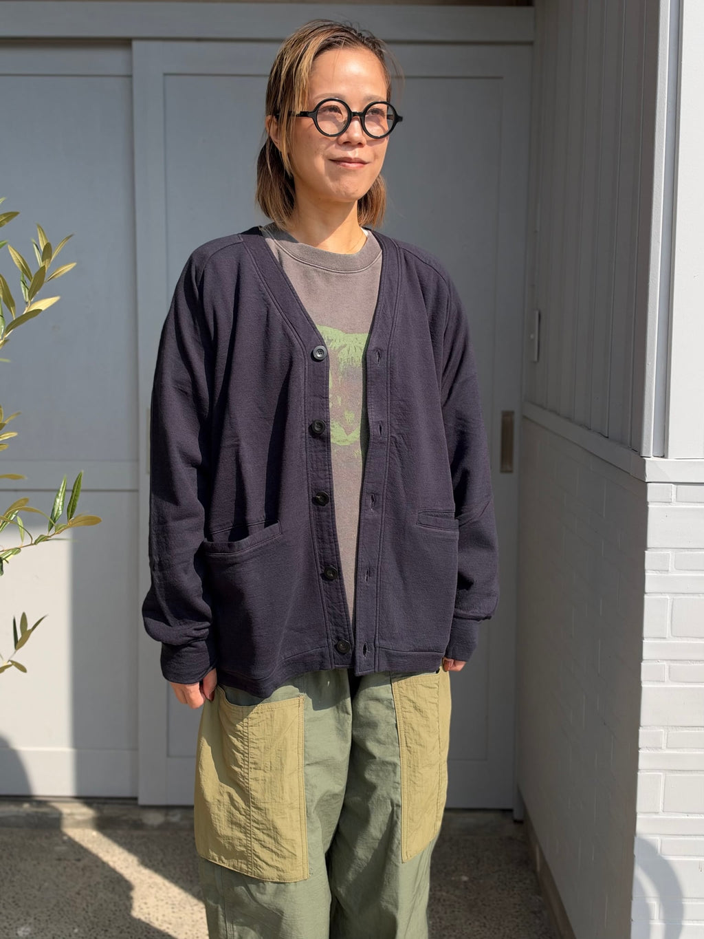 [River] Cardigan -BLACK NAVY-（14枚目）