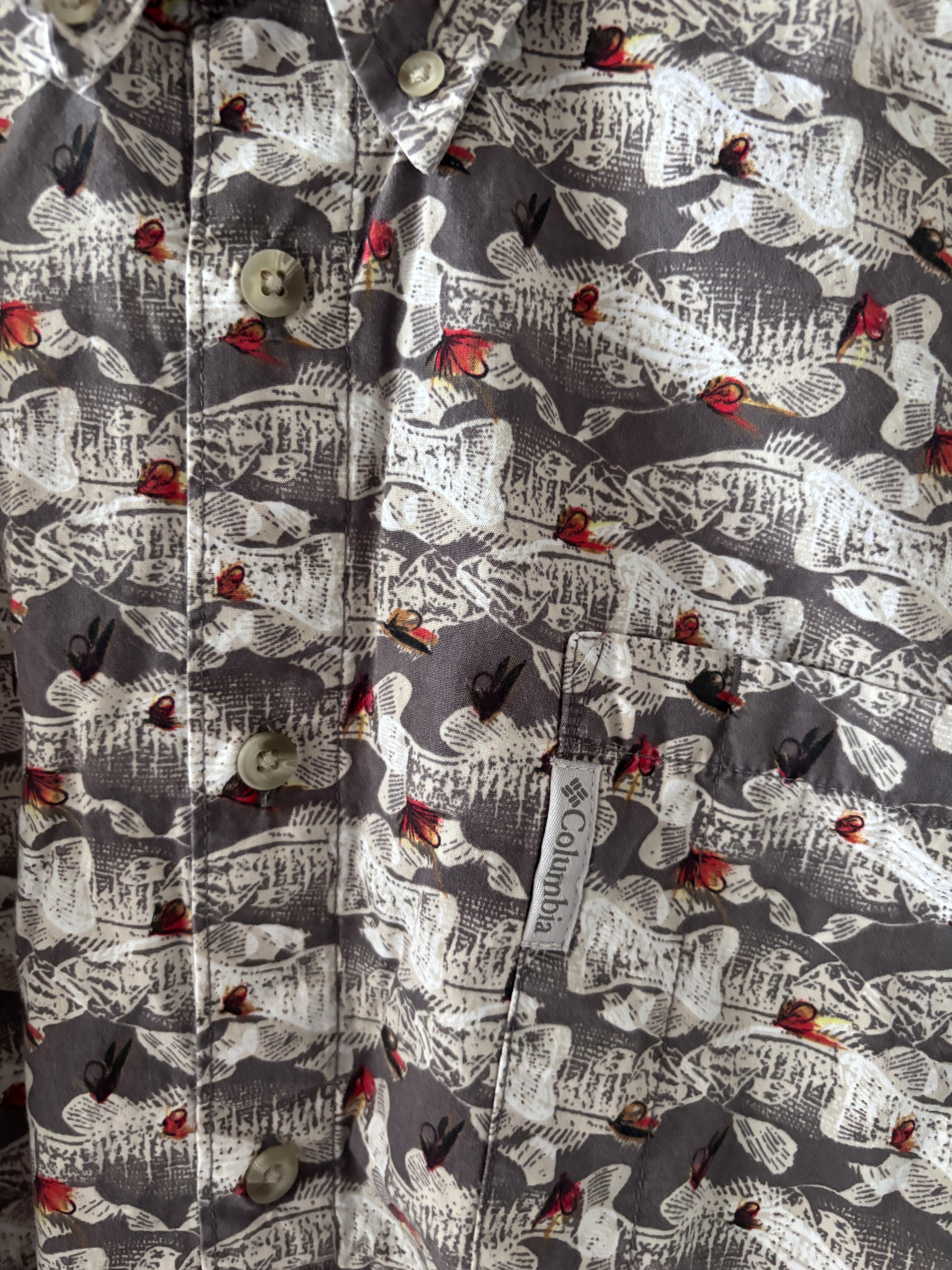 [Columbia] Fish & Fly Shirts S/S [USED]
