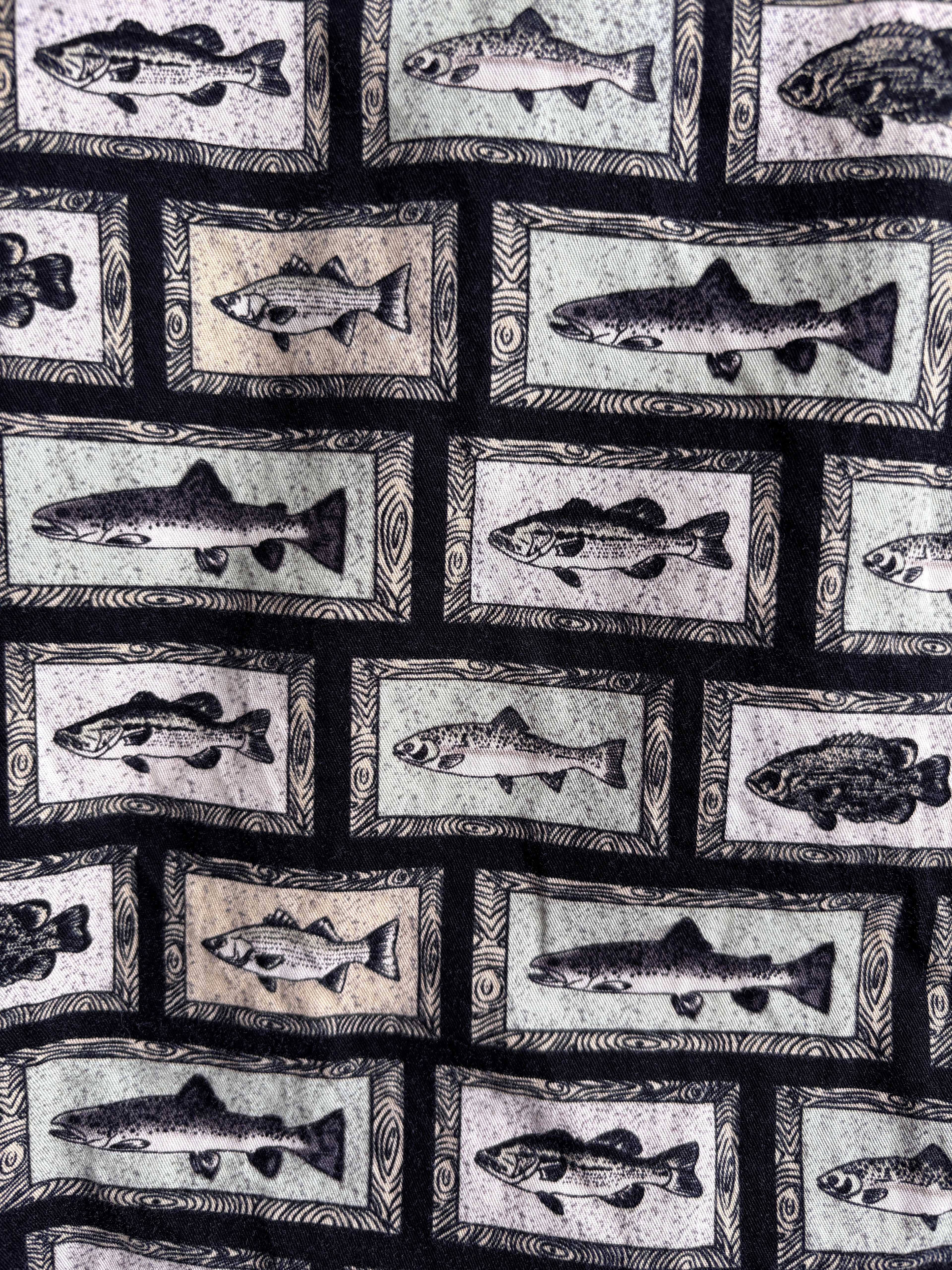 Fish Patterned Shirts S/S [USED]