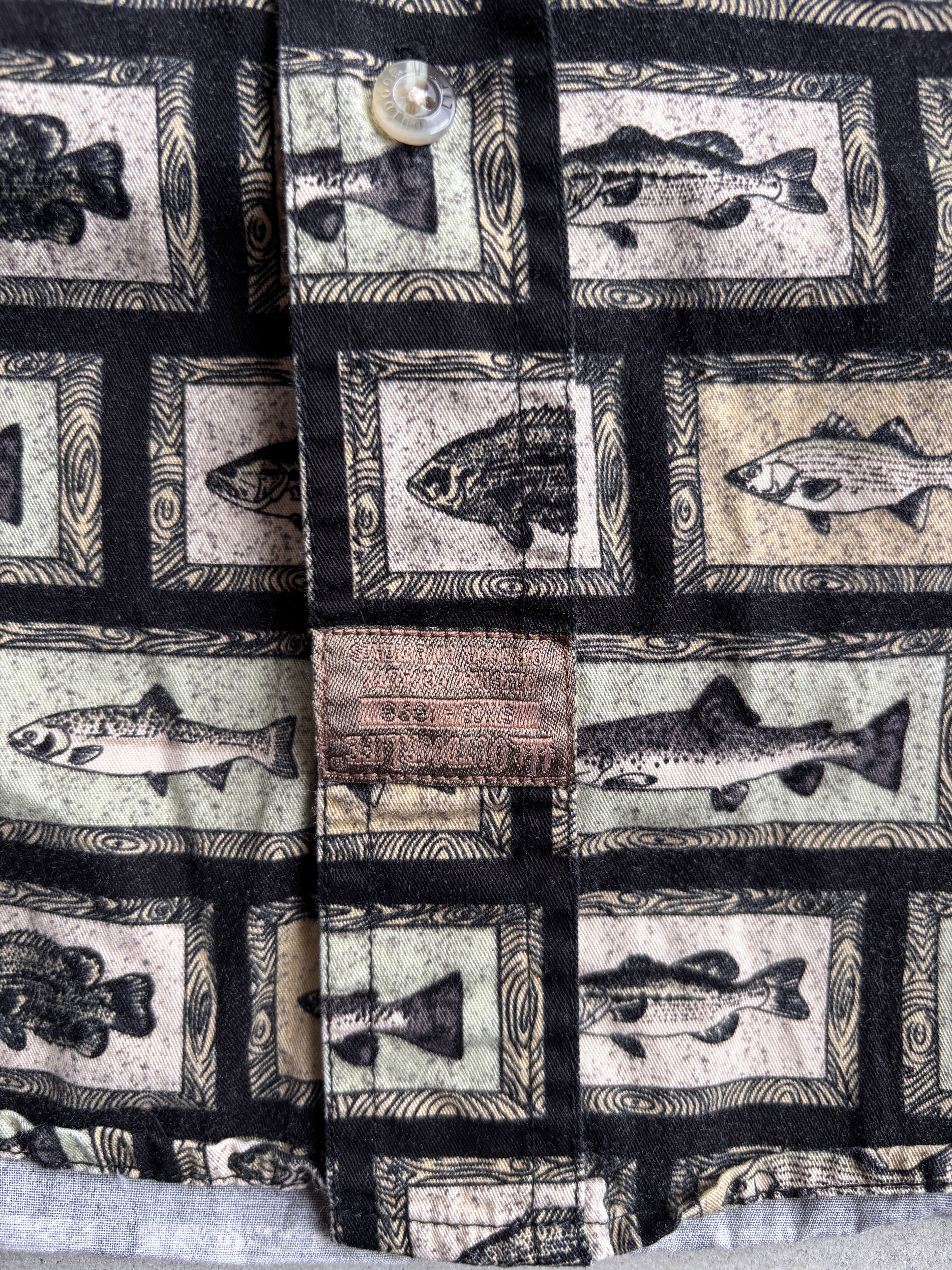 Fish Patterned Shirts S/S [USED]