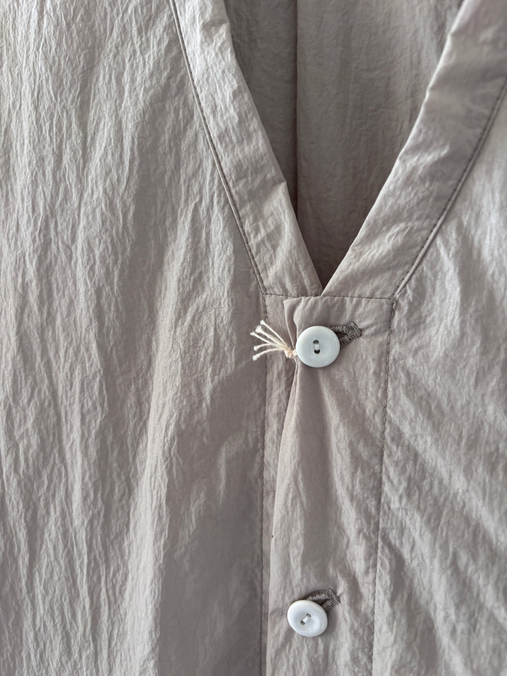 [SOWBOW] SHIRT -F SHRINK NYLON -GRAY-