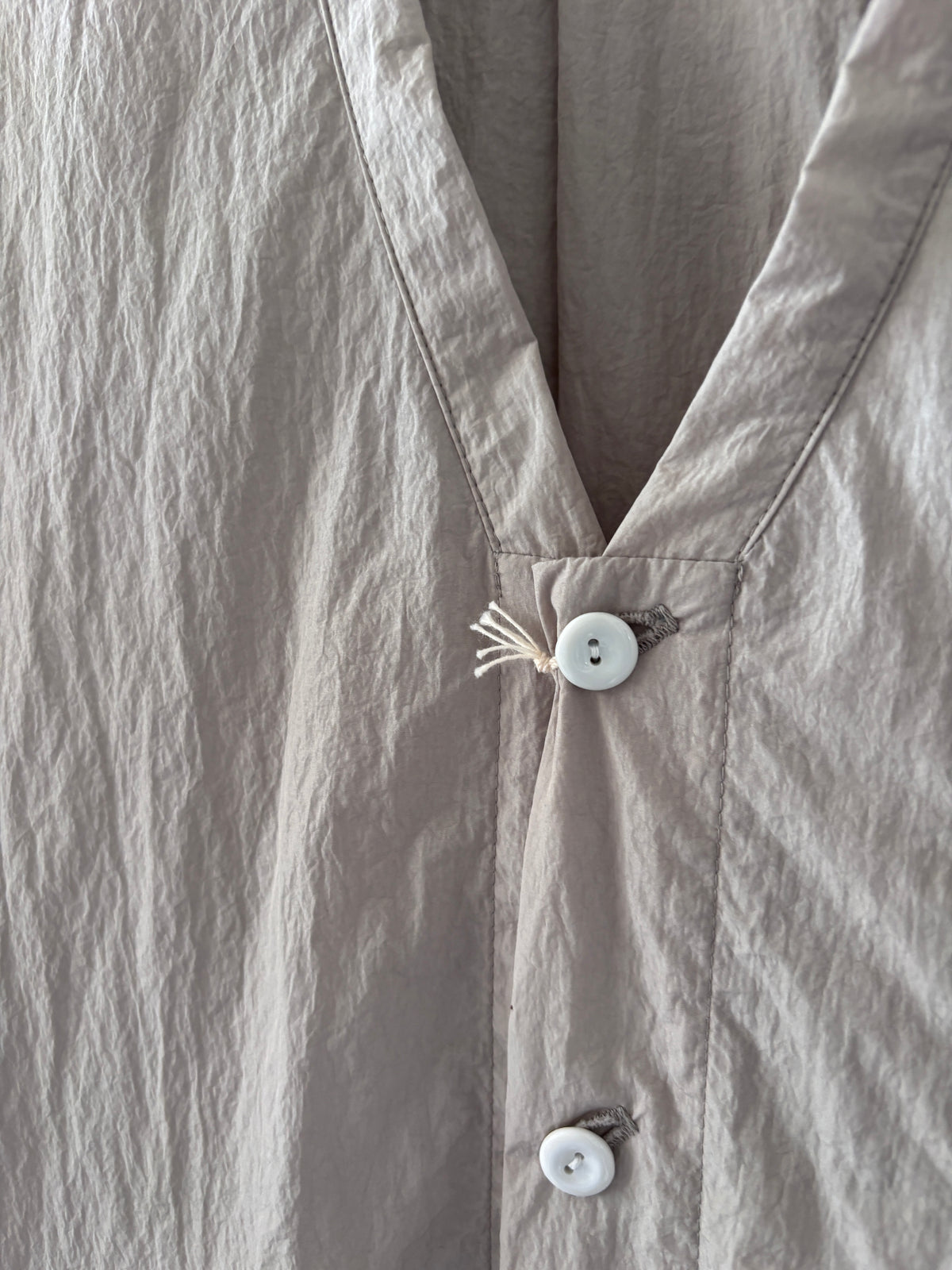 [SOWBOW] SHIRT -F SHRINK NYLON -GRAY-