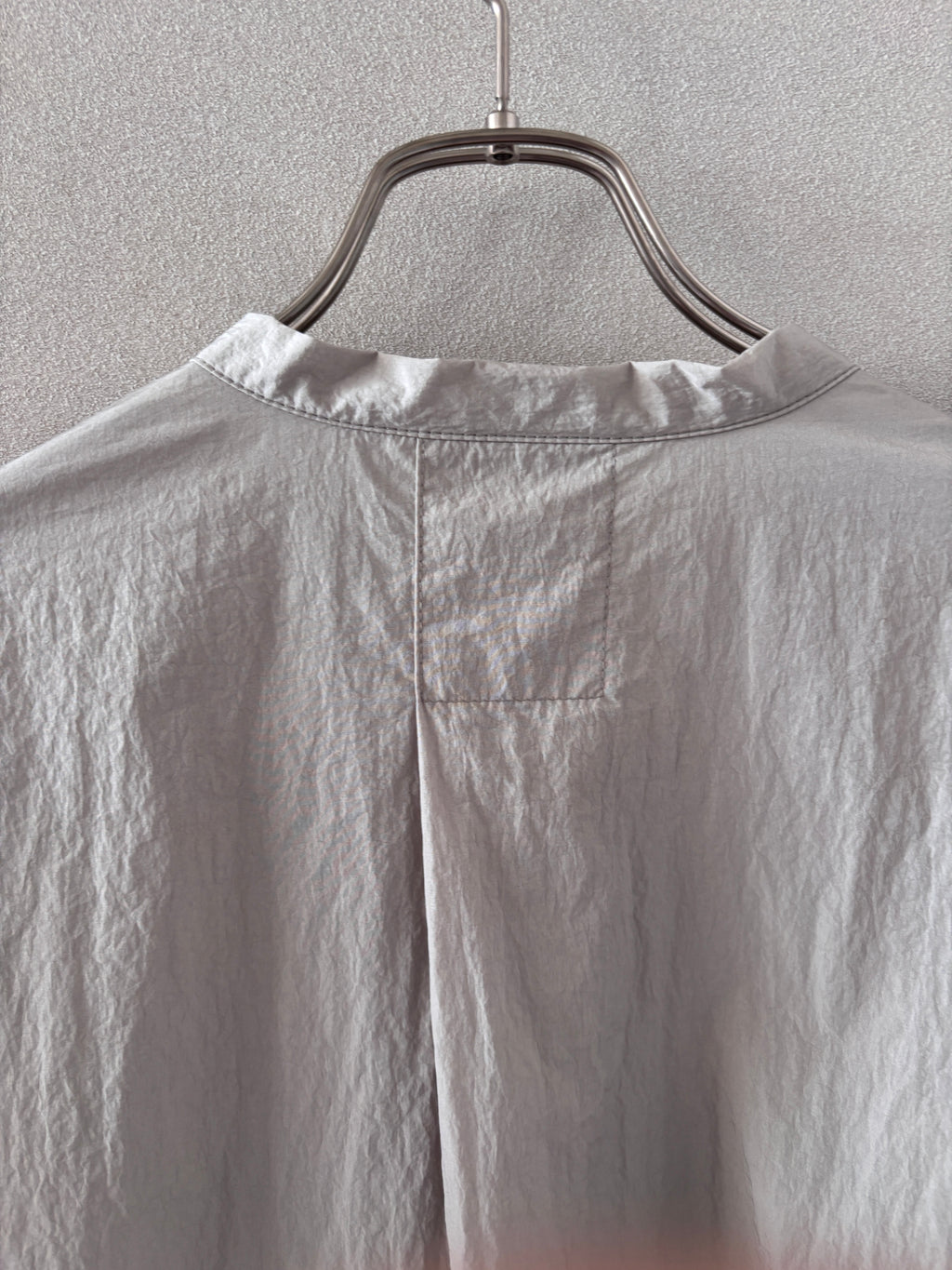[SOWBOW] SHIRT -F SHRINK NYLON -GRAY-