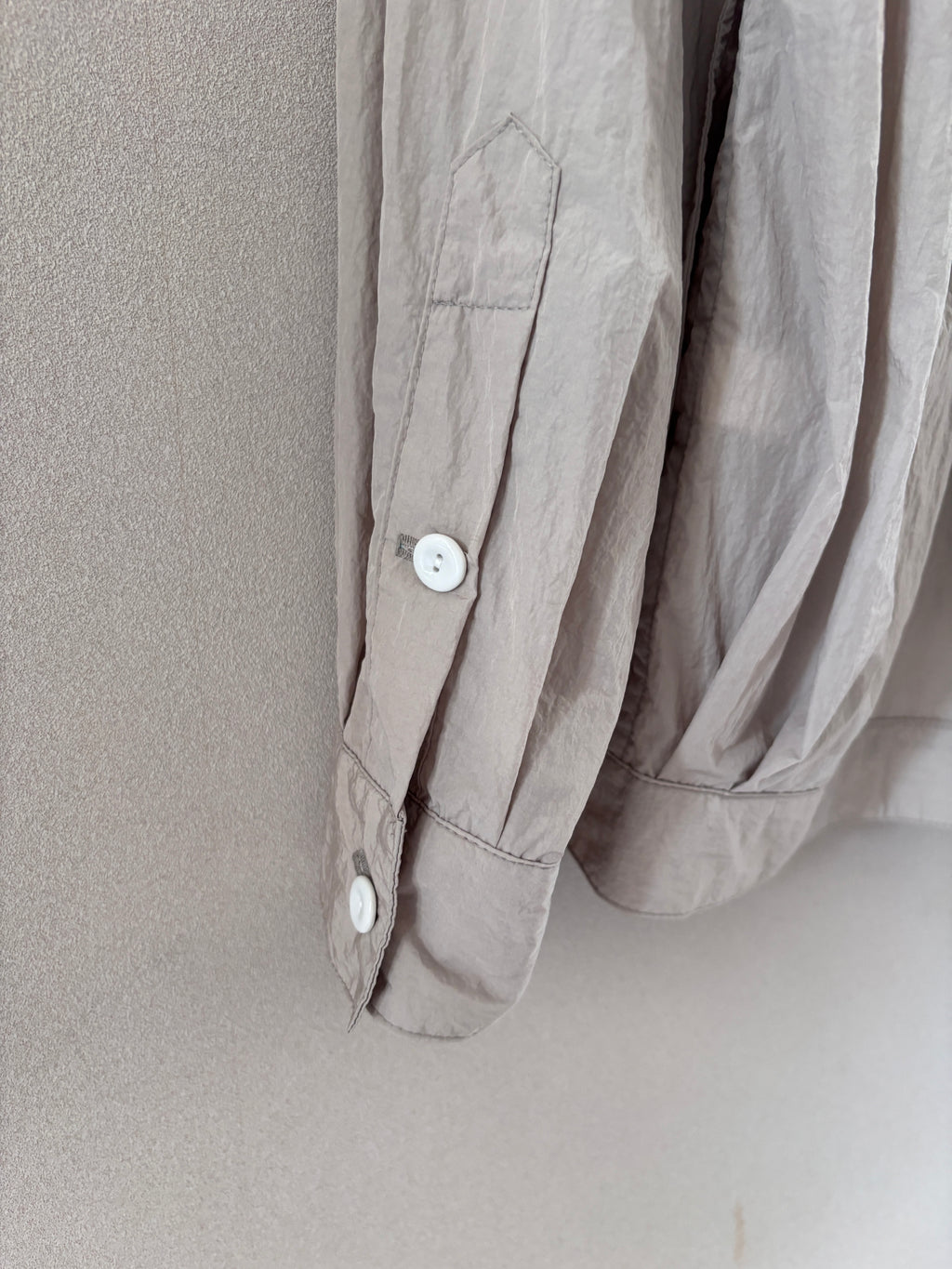[SOWBOW] SHIRT -F SHRINK NYLON -GRAY-