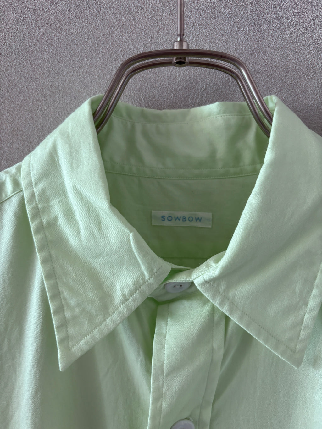 SOWBOW SHIRT -G BROAD [LIME]