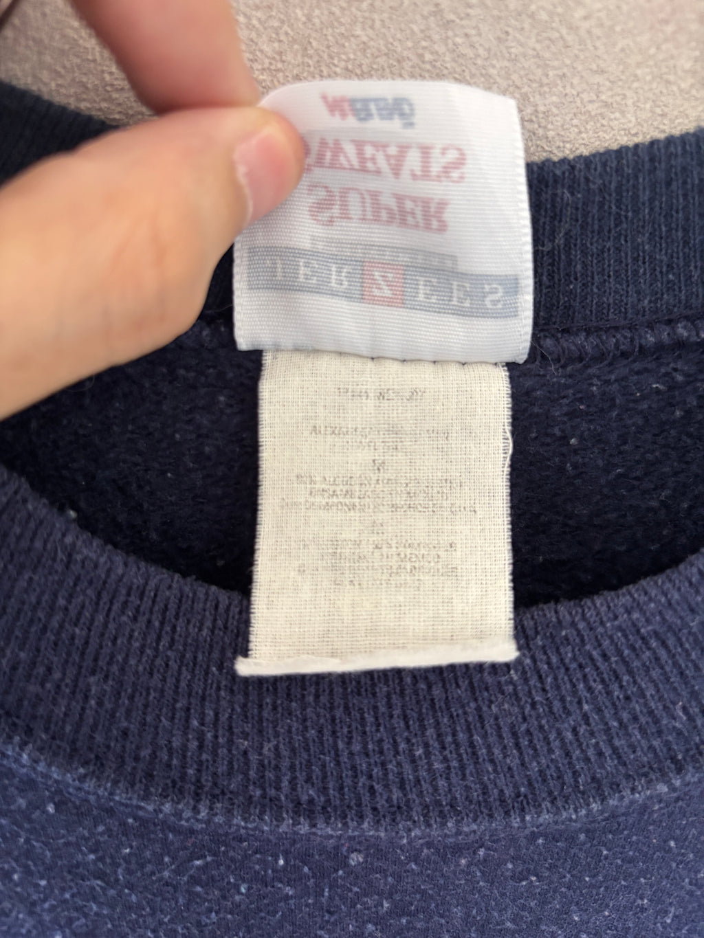 [Hanes] "ULTIMATE COTTON" Crew Sweat Shirts [USED]