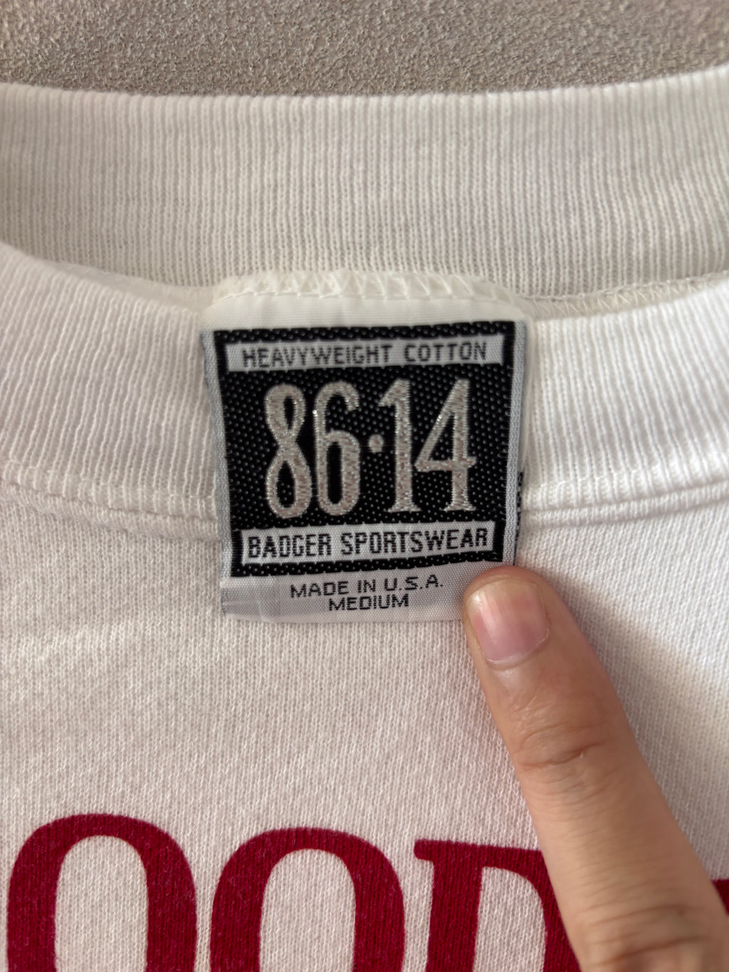 [BADGER SPORTSWEAR] Hi-Cotton Print Sweat [USED]