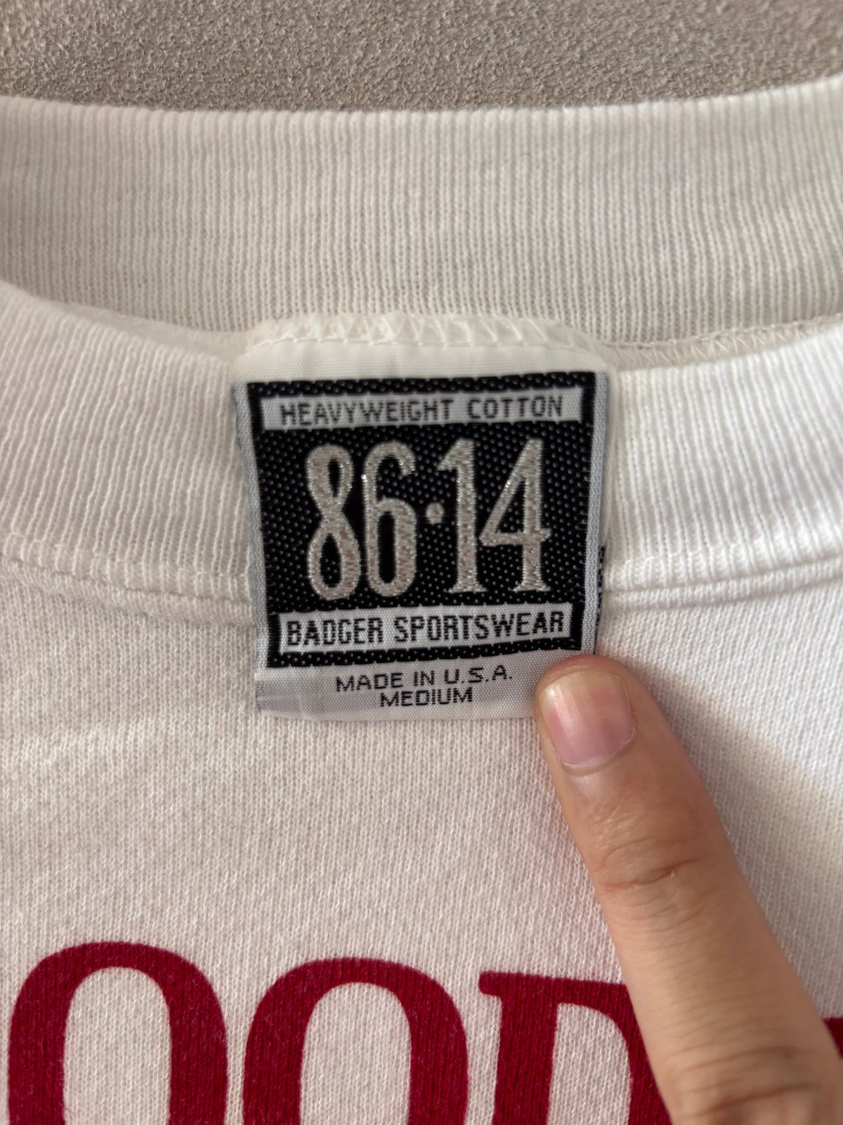 [BADGER SPORTSWEAR] Hi-Cotton Print Sweat [USED]