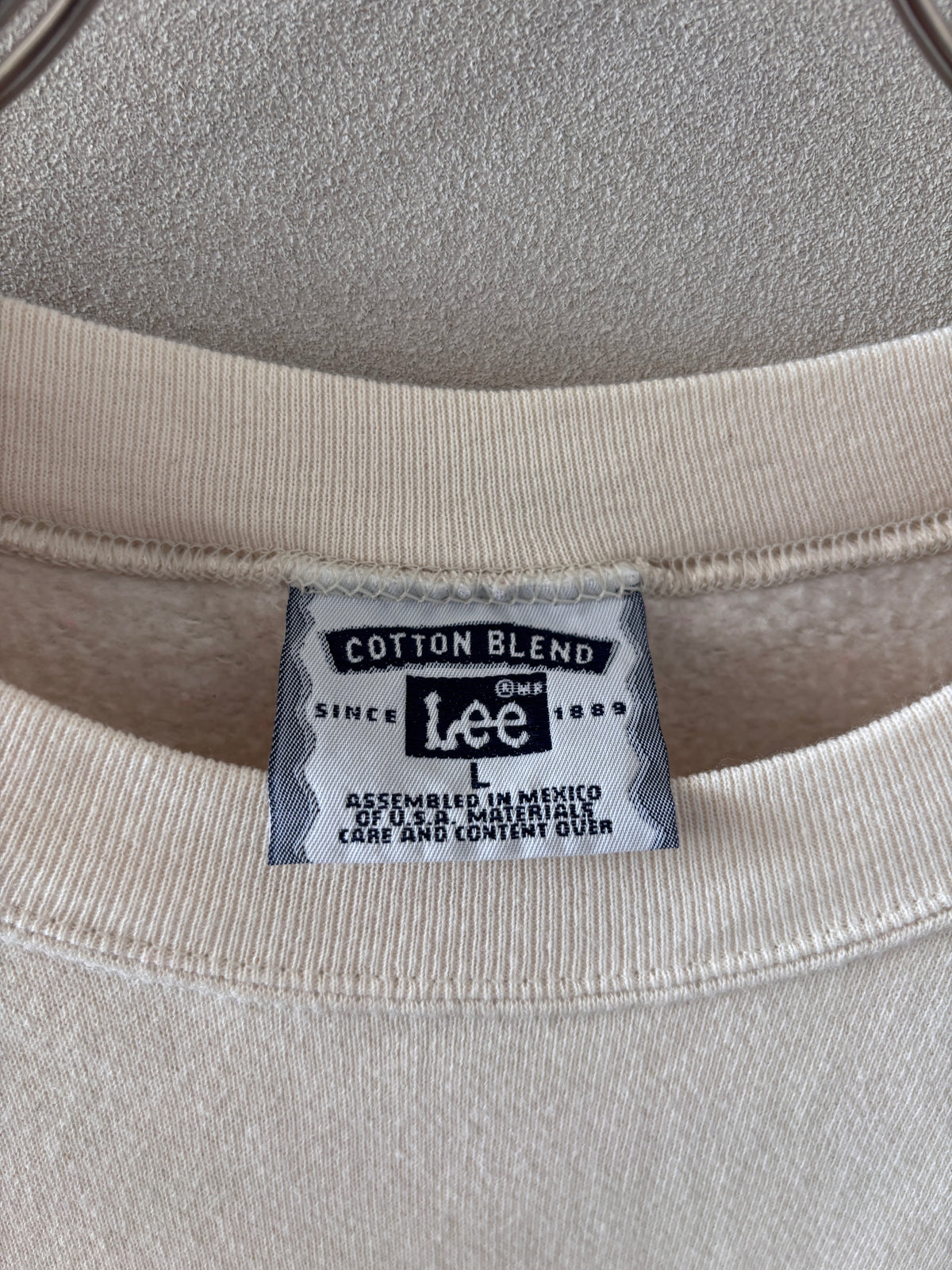 [Lee] Cotton Polyester Embroidery Sweat [USED]