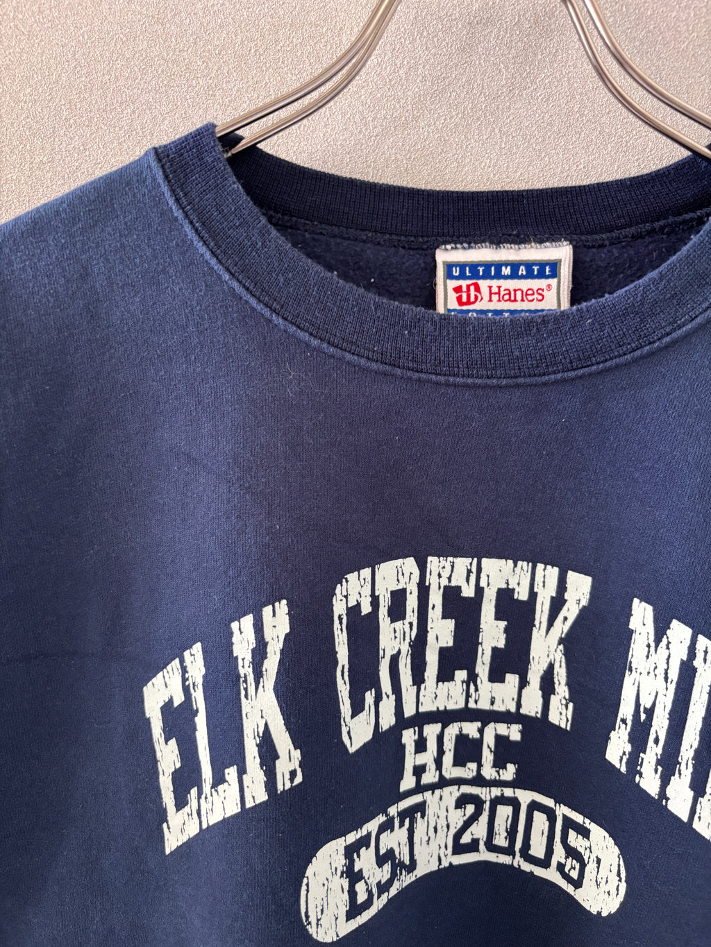 [Hanes] "ULTIMATE COTTON" Crew Sweat Shirts [USED]