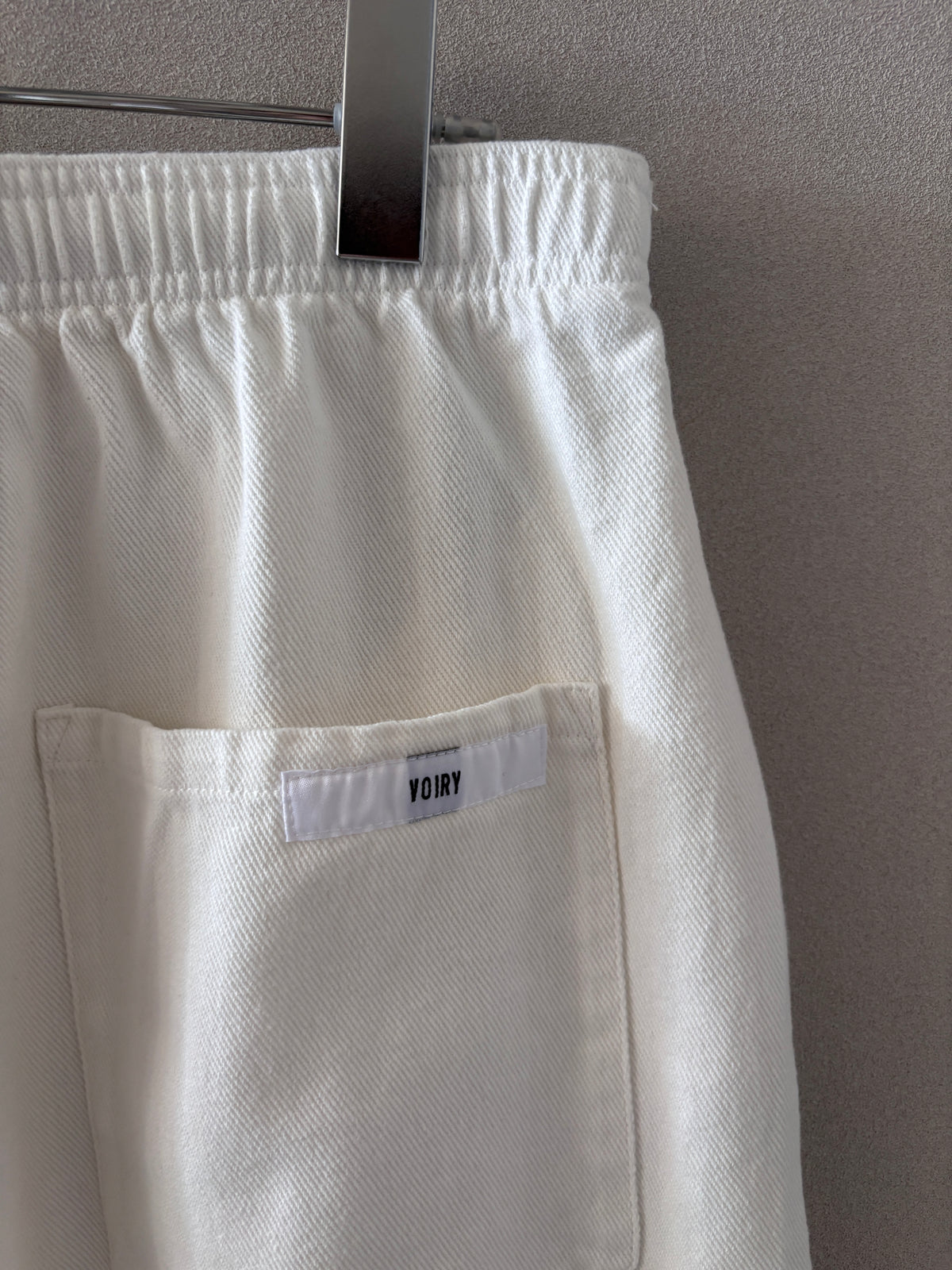 [VOIRY] SUNDAY PANTS-WHITE DENIM [WHITE]