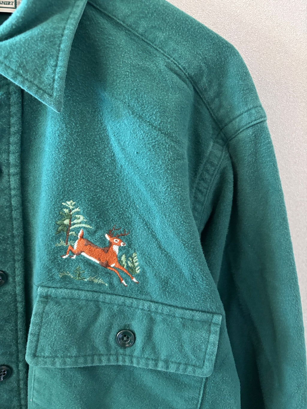 [L.L.Bean] Cotton Flannel Embroidery Shirts L/S [USED]（3枚目）
